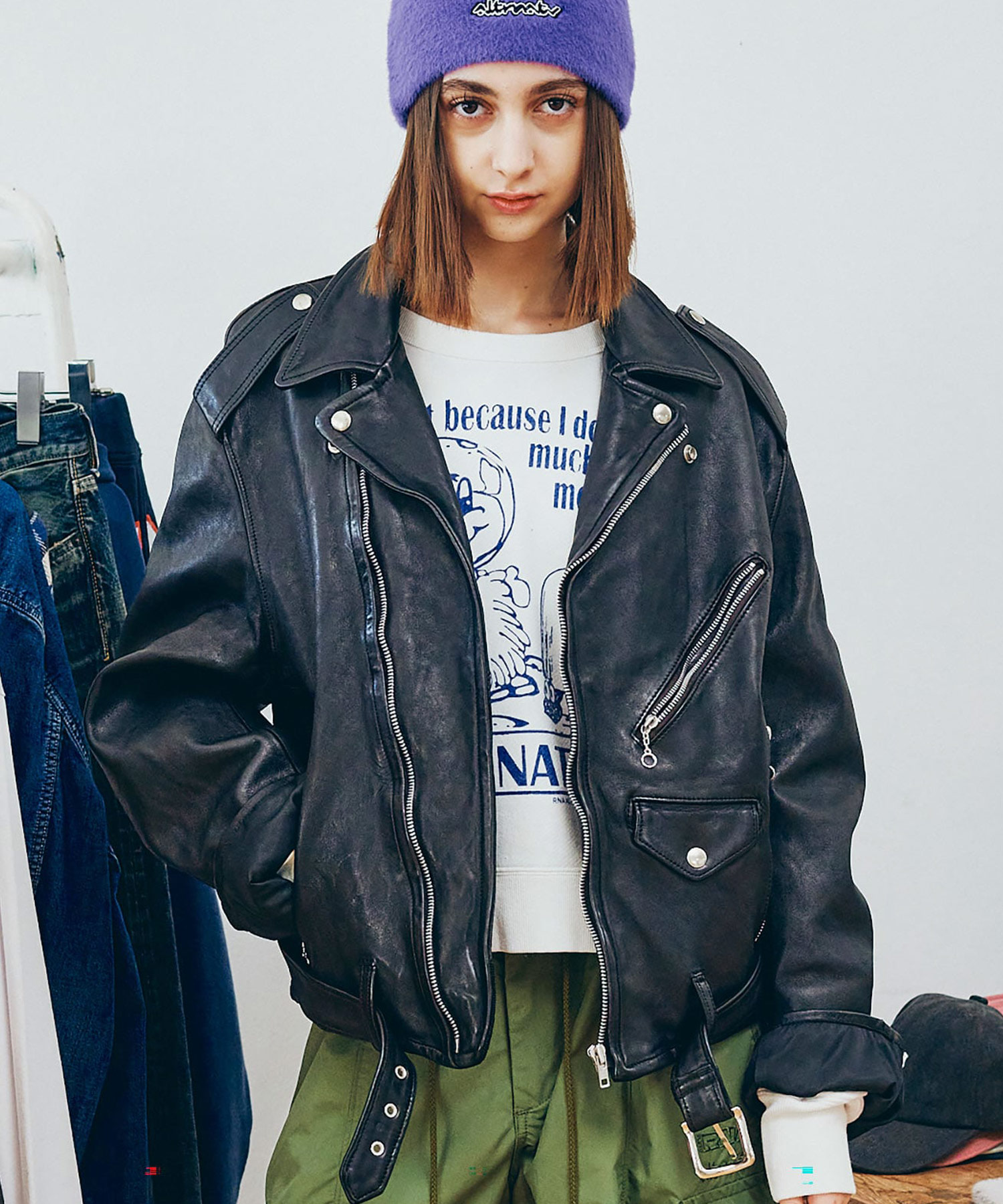 J2122 BIG WASHOUTライダース