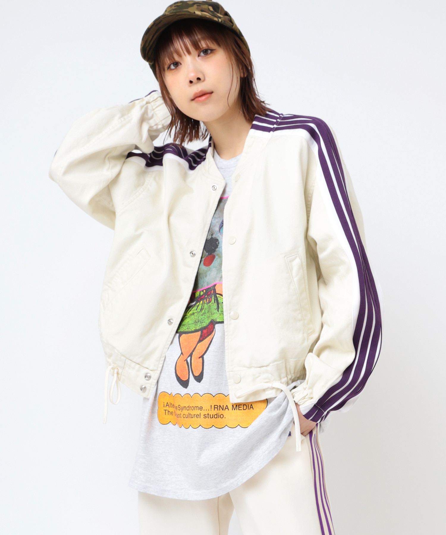 J2129 ウーブントラック ジャケット