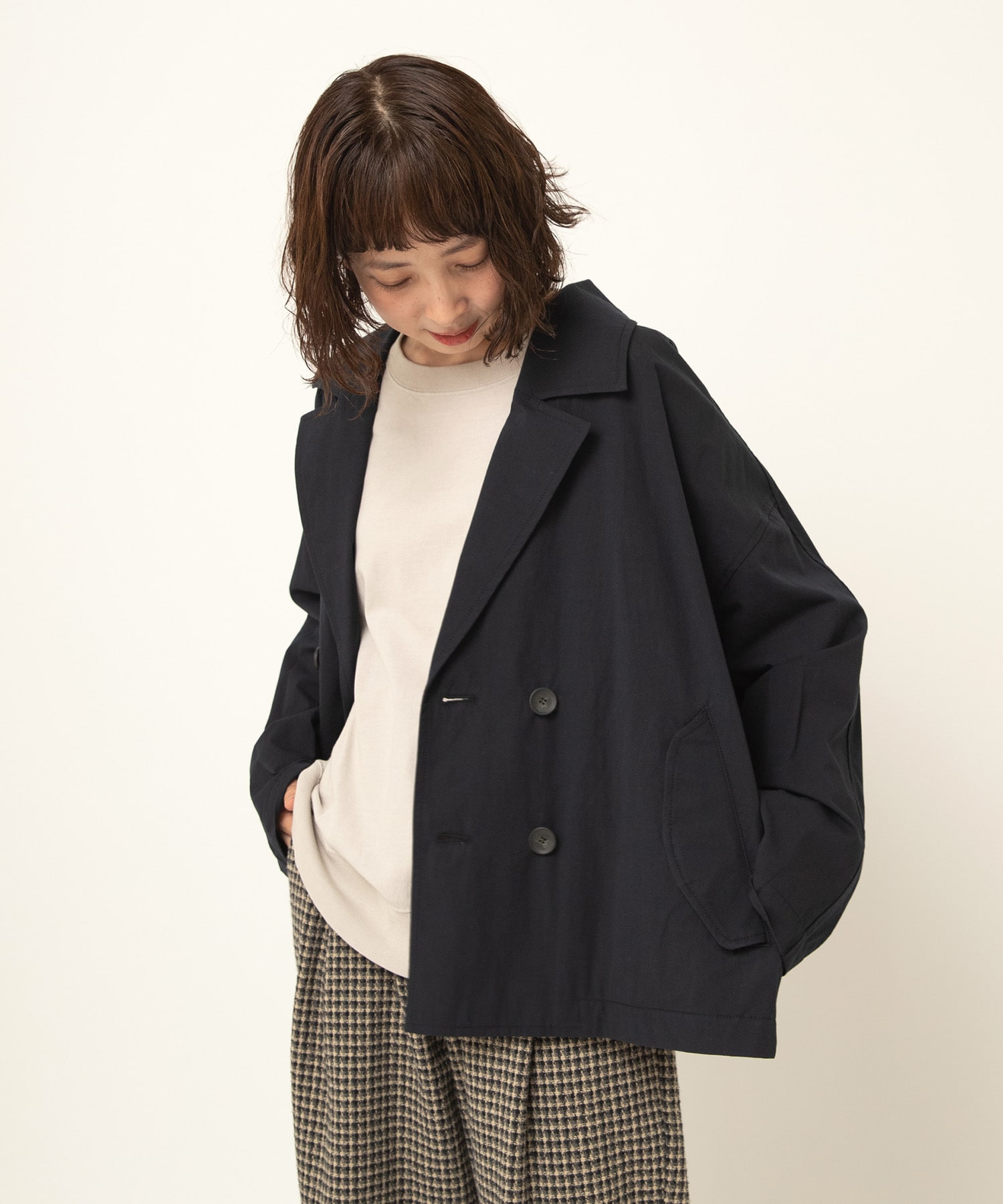 J2140 ライトトレンチジャケット