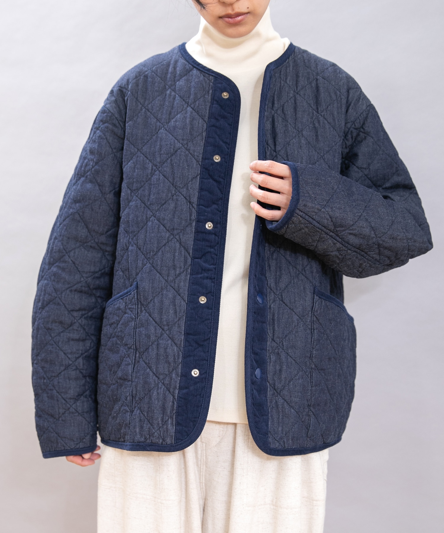 J2150 ウォッシュドキルトジャケット