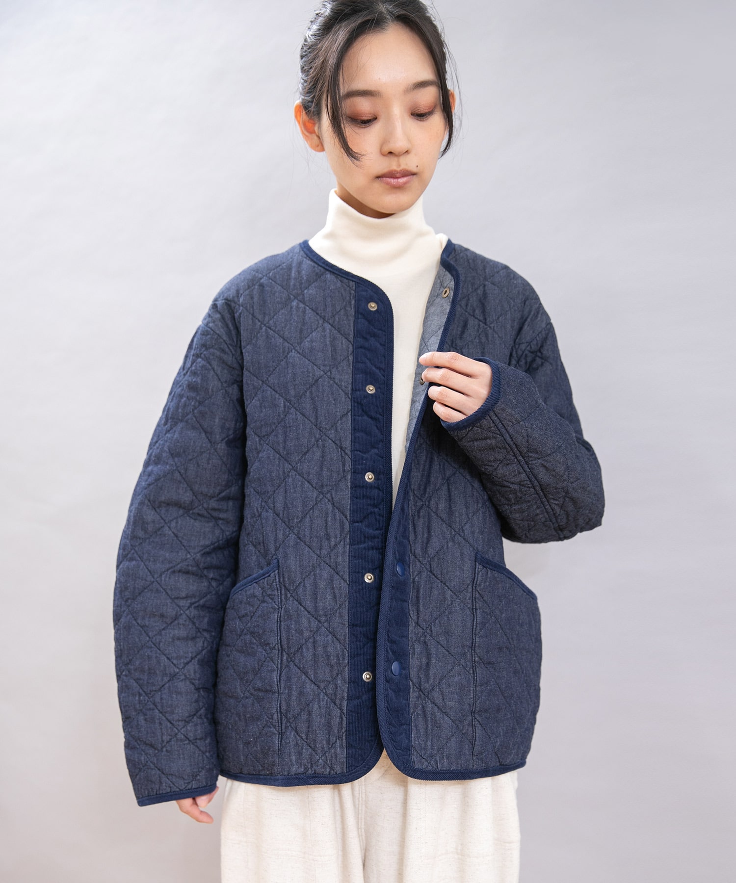 J2150 ウォッシュドキルトジャケット
