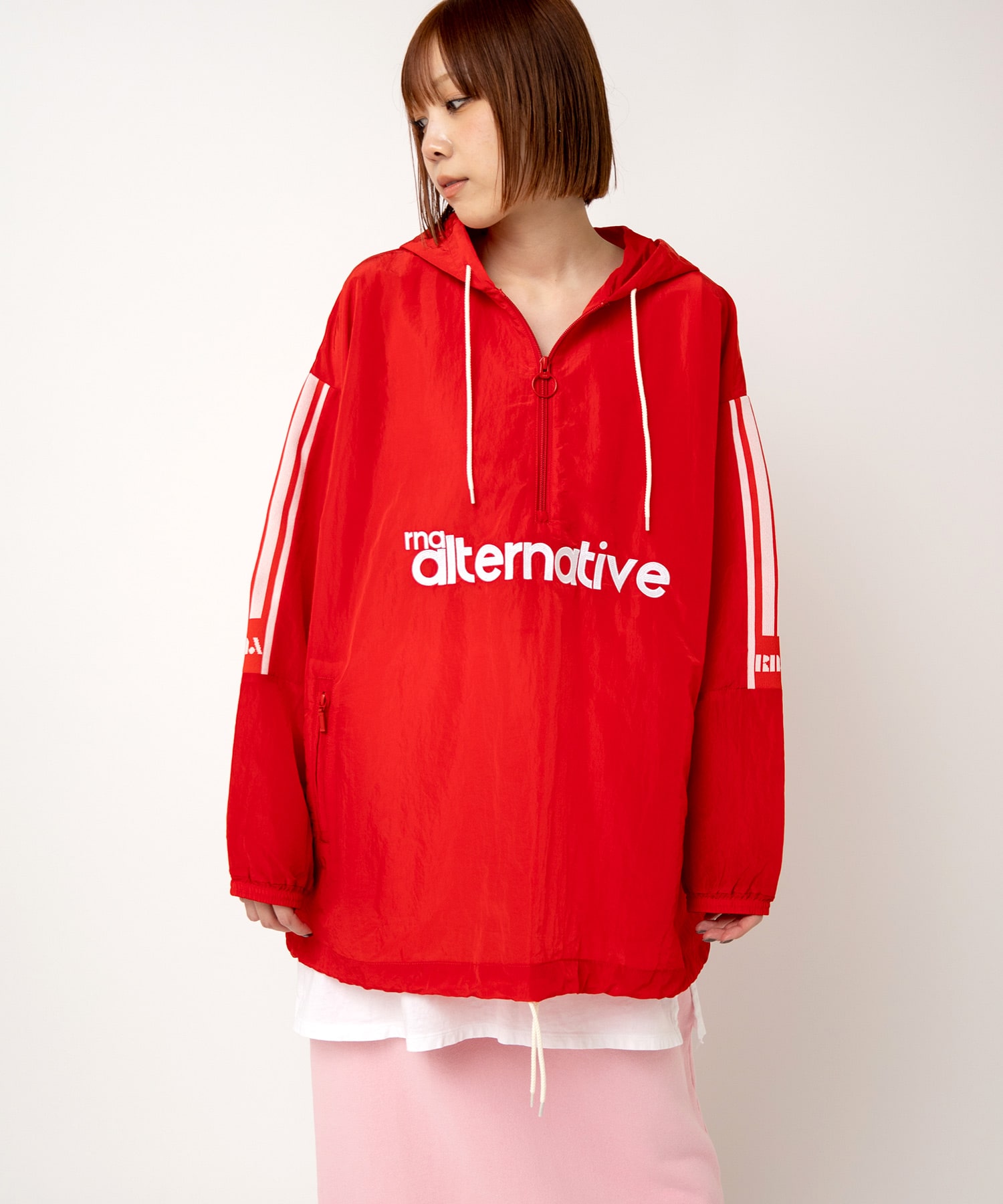 J2153 トラックハーフZIPジャケット