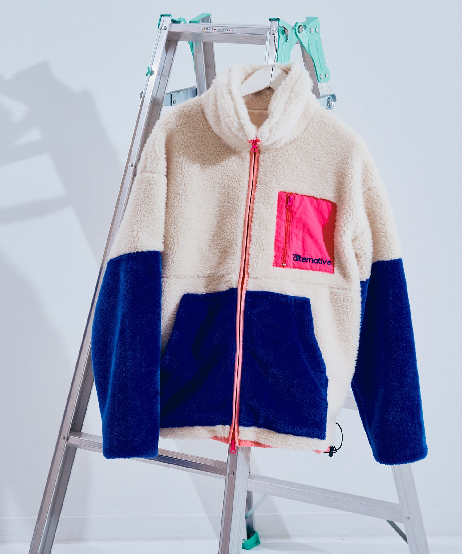 J2163 マルチカラーボアジャケット