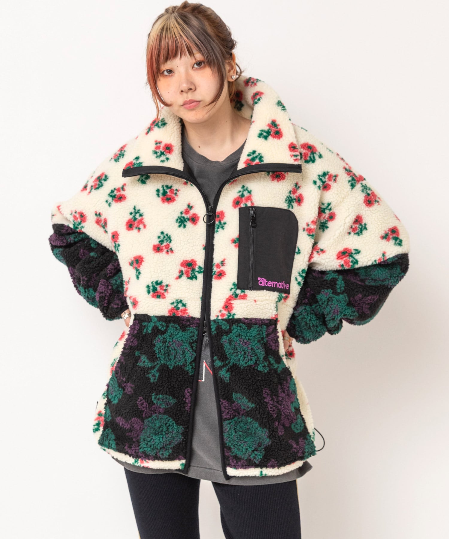 【11月上旬納期】J2163 マルチカラーボアジャケット