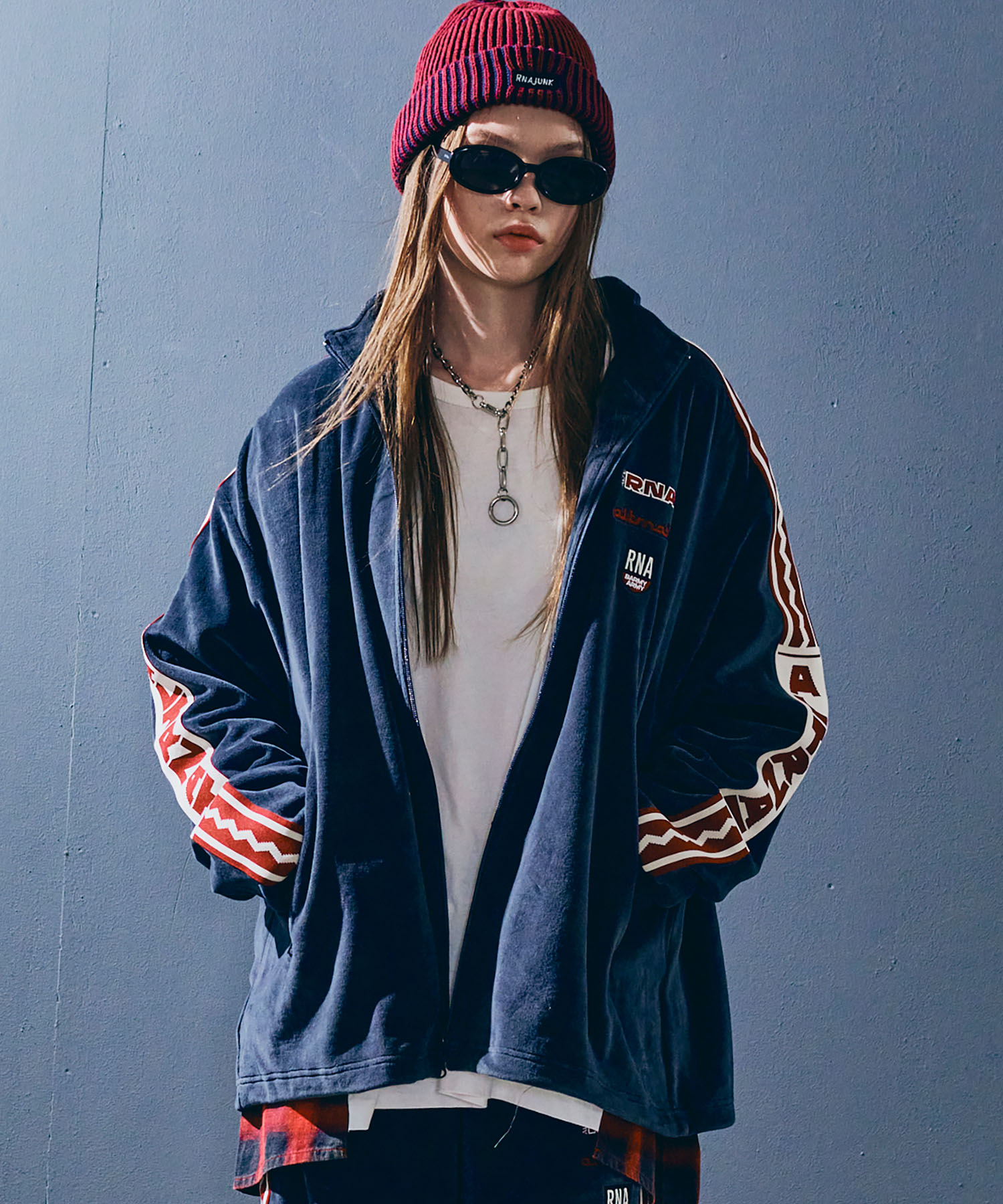 J2164 ベロアトラックジャケット