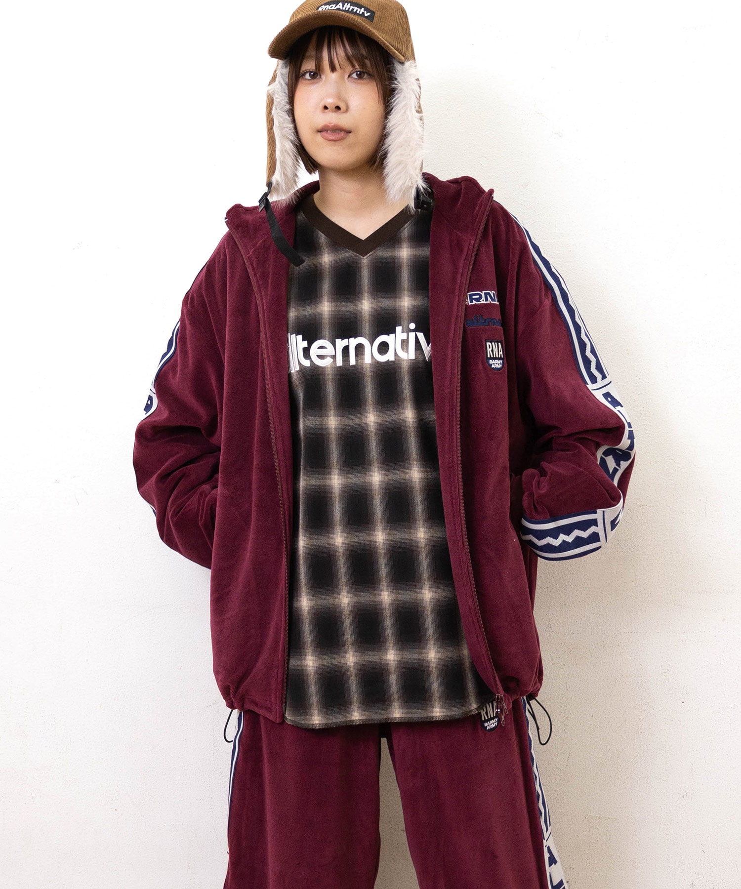 J2164 ベロアトラックジャケット