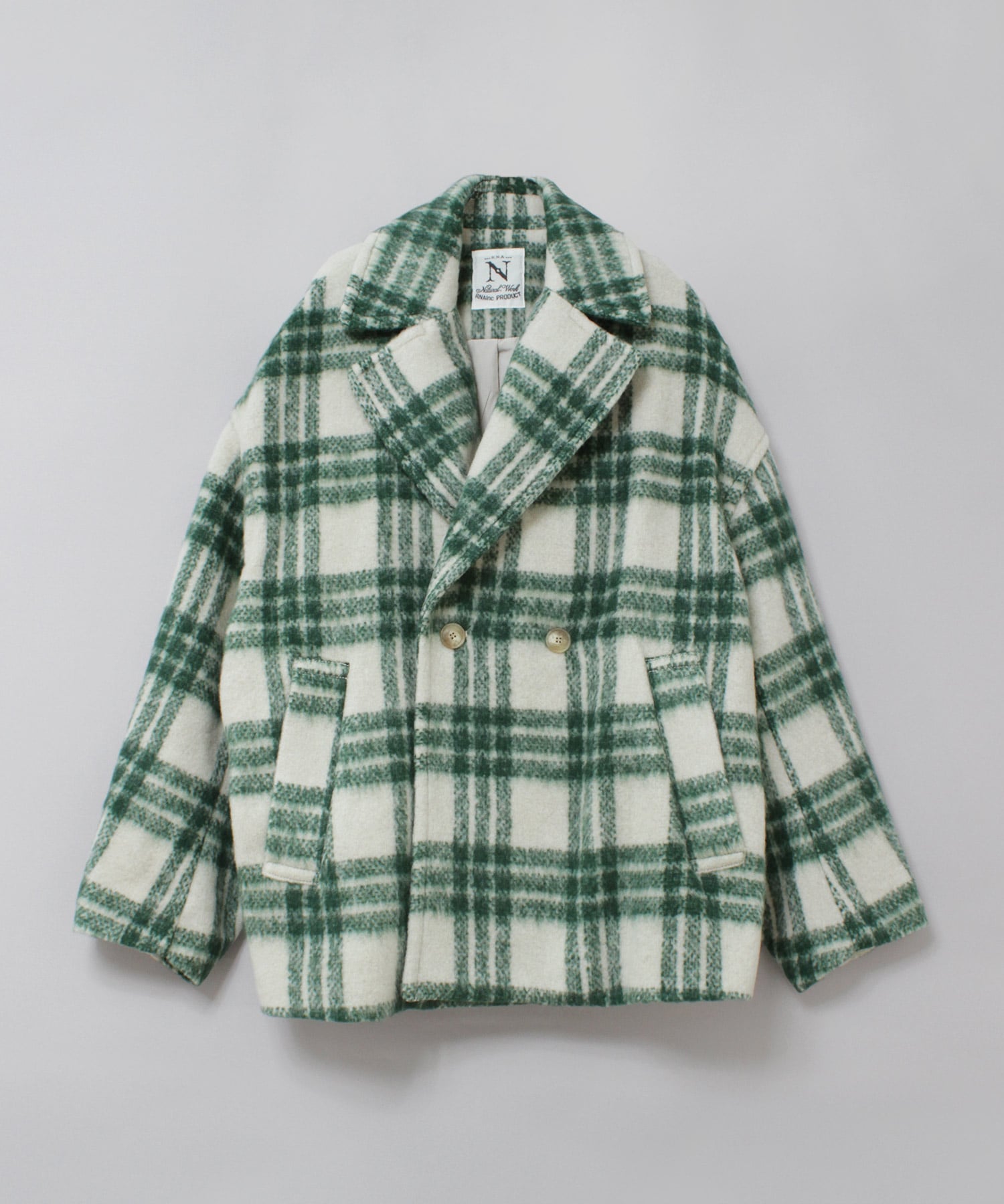 J2168 ウールシャギーダブルジャケット