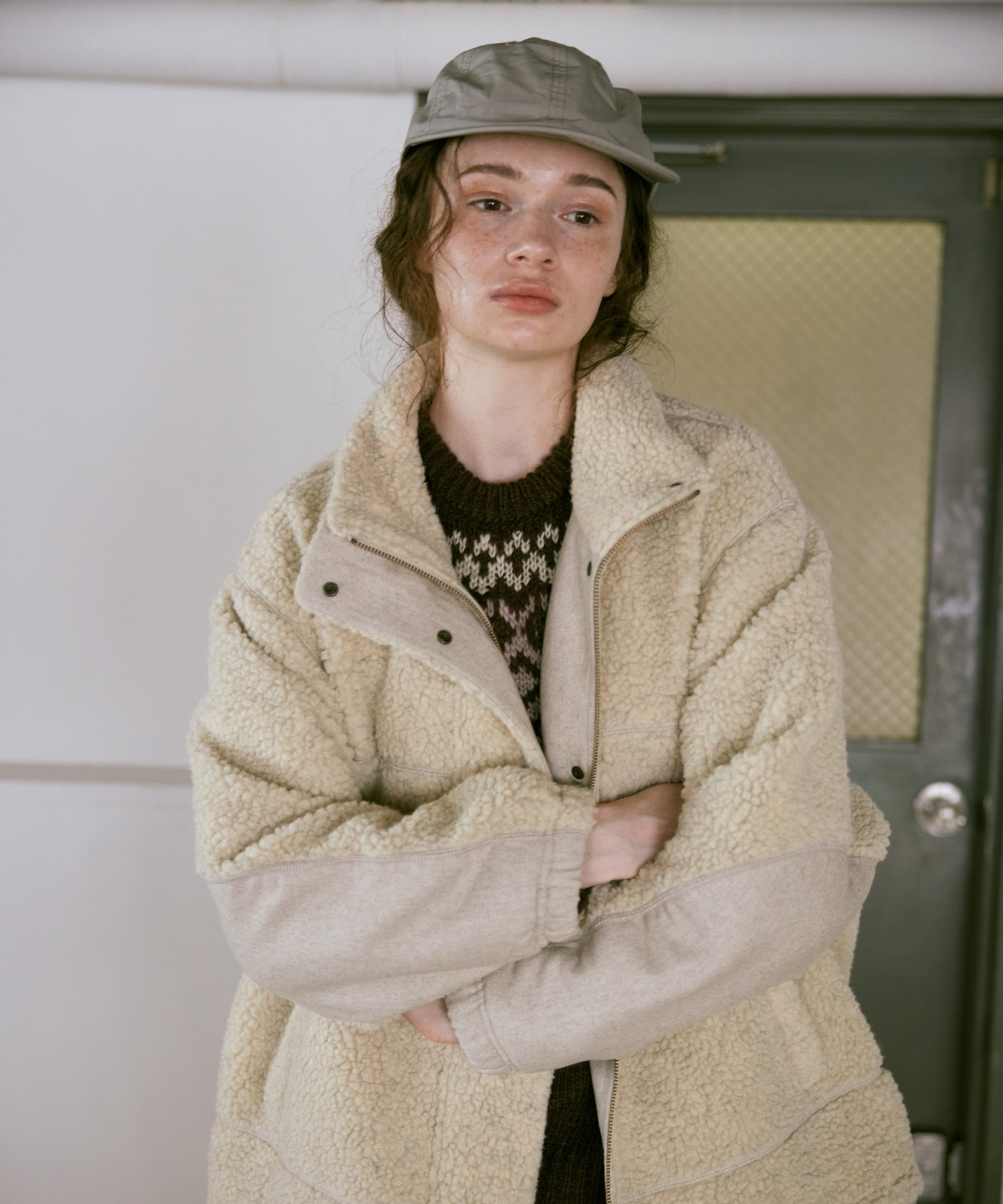 J2169 ウールボアブルゾン