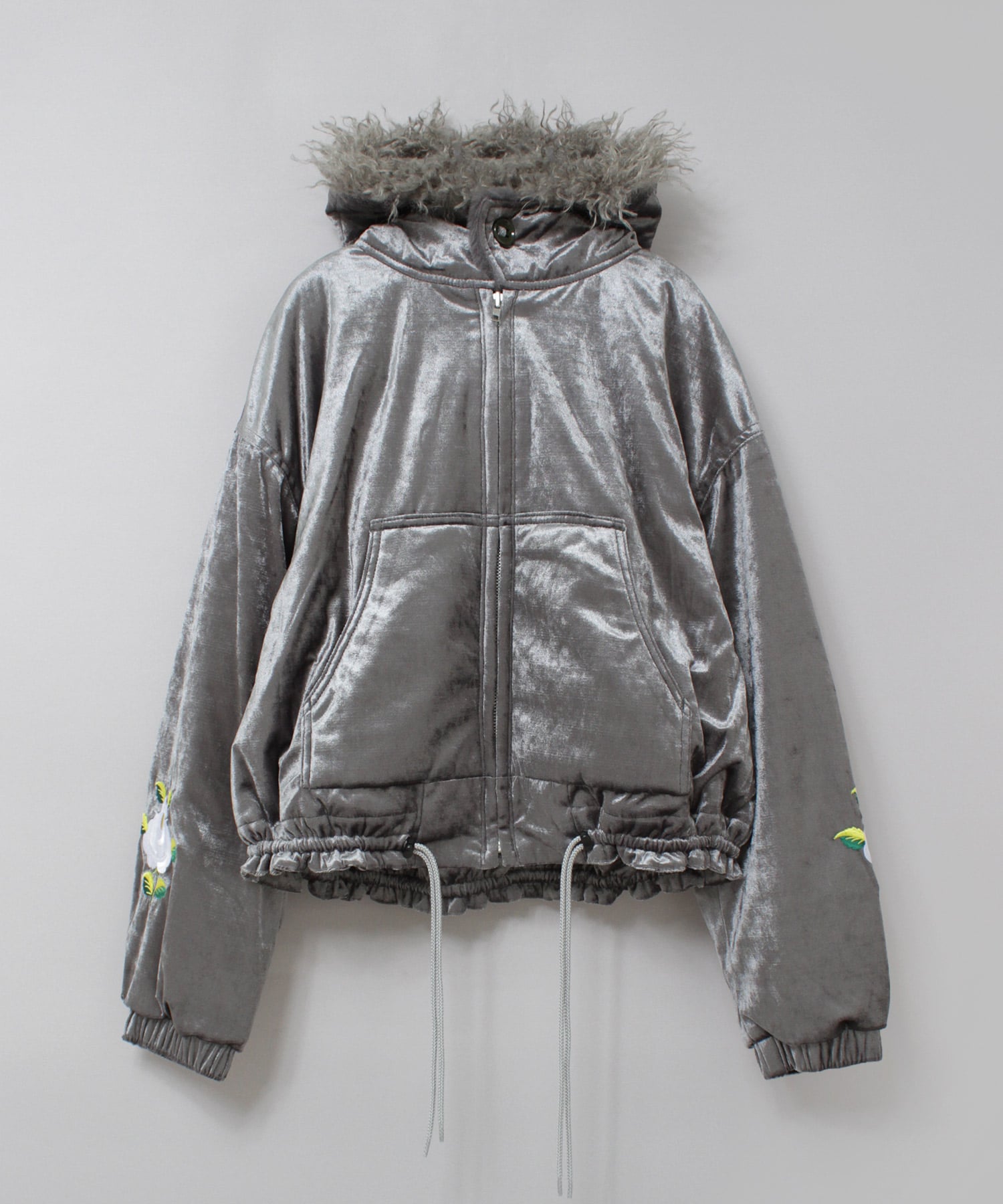 J2170 ベロアフードジャケット