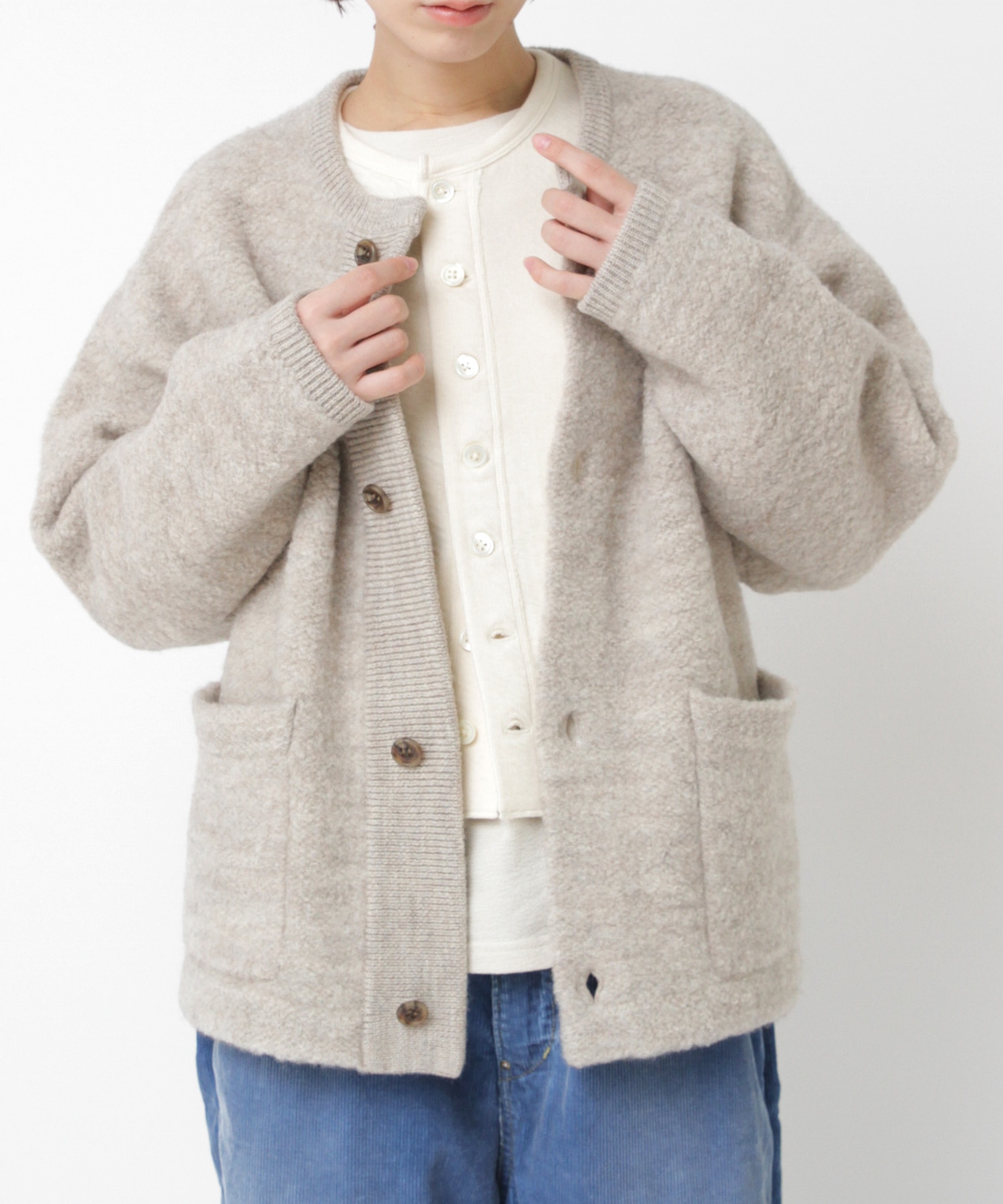 J2171 ウール縮絨ジャケット