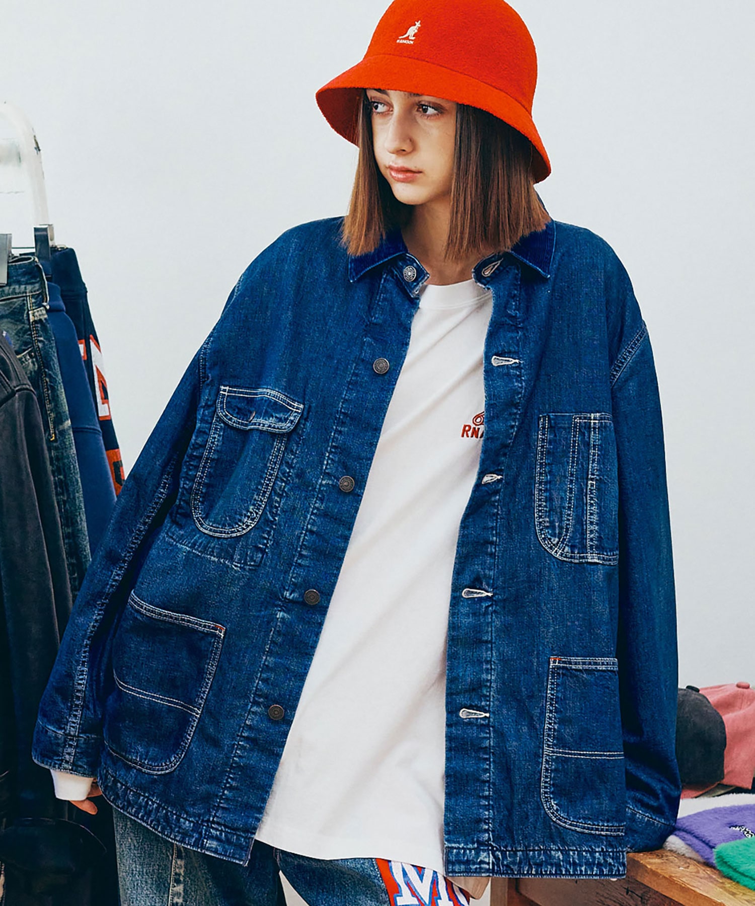 【PINK MOTEL】J2172 PM カバーオールジャケット