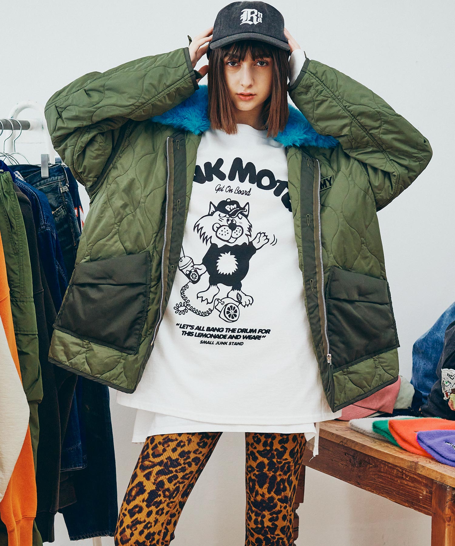 J2173 リメイクキルティングジャケット