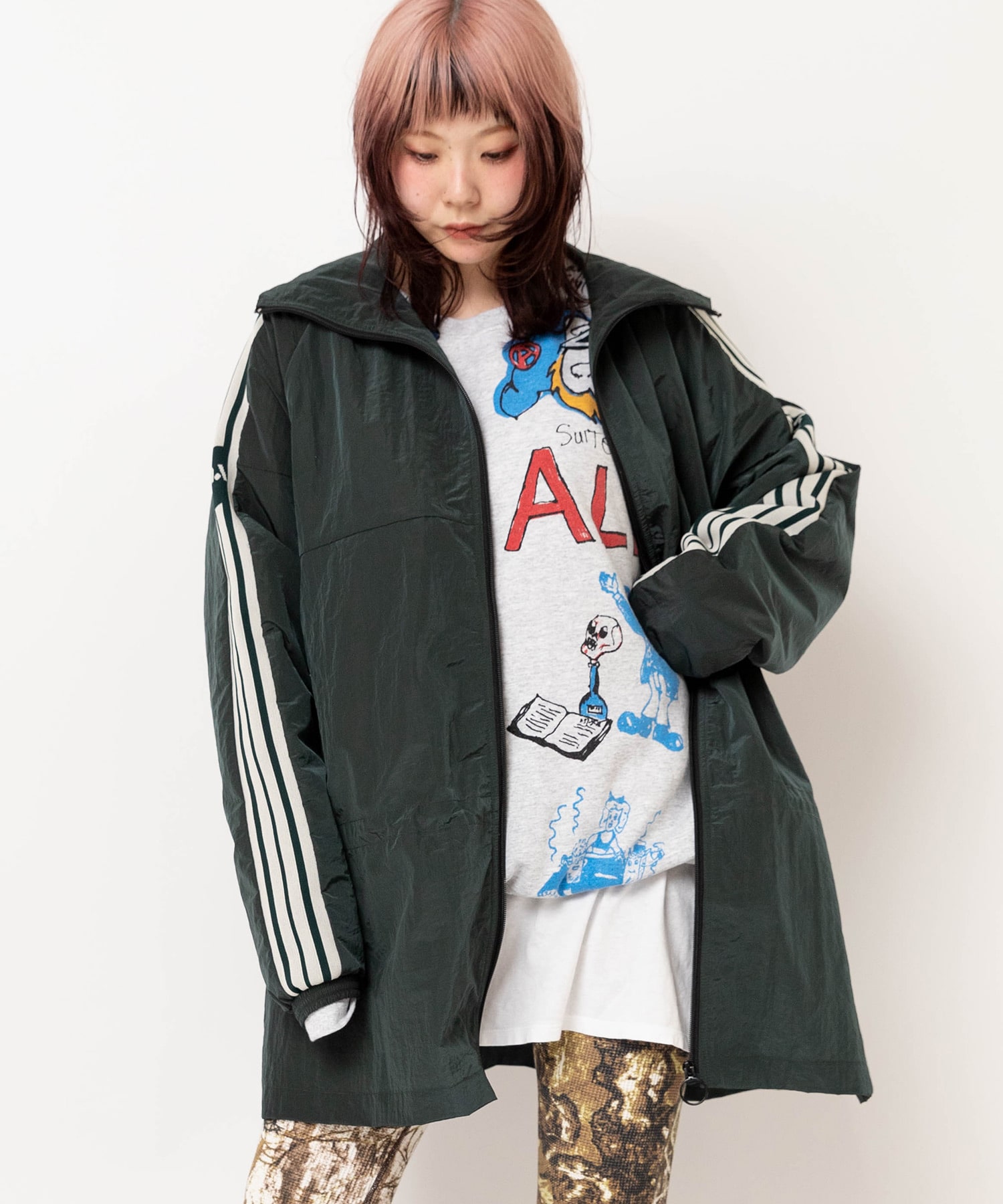 【2月上旬納期】J2177 トラックハーフジャケットコート