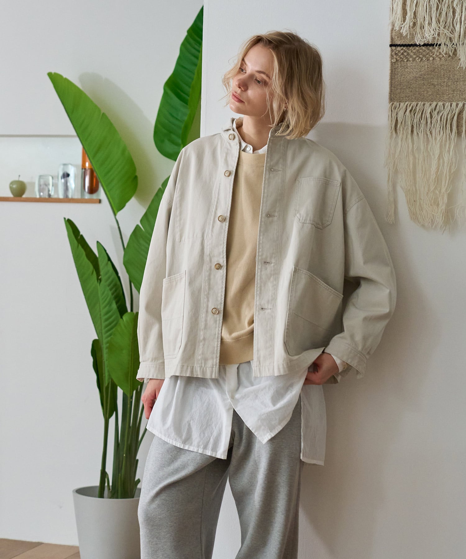 J2181 スモールカラーワークジャケット