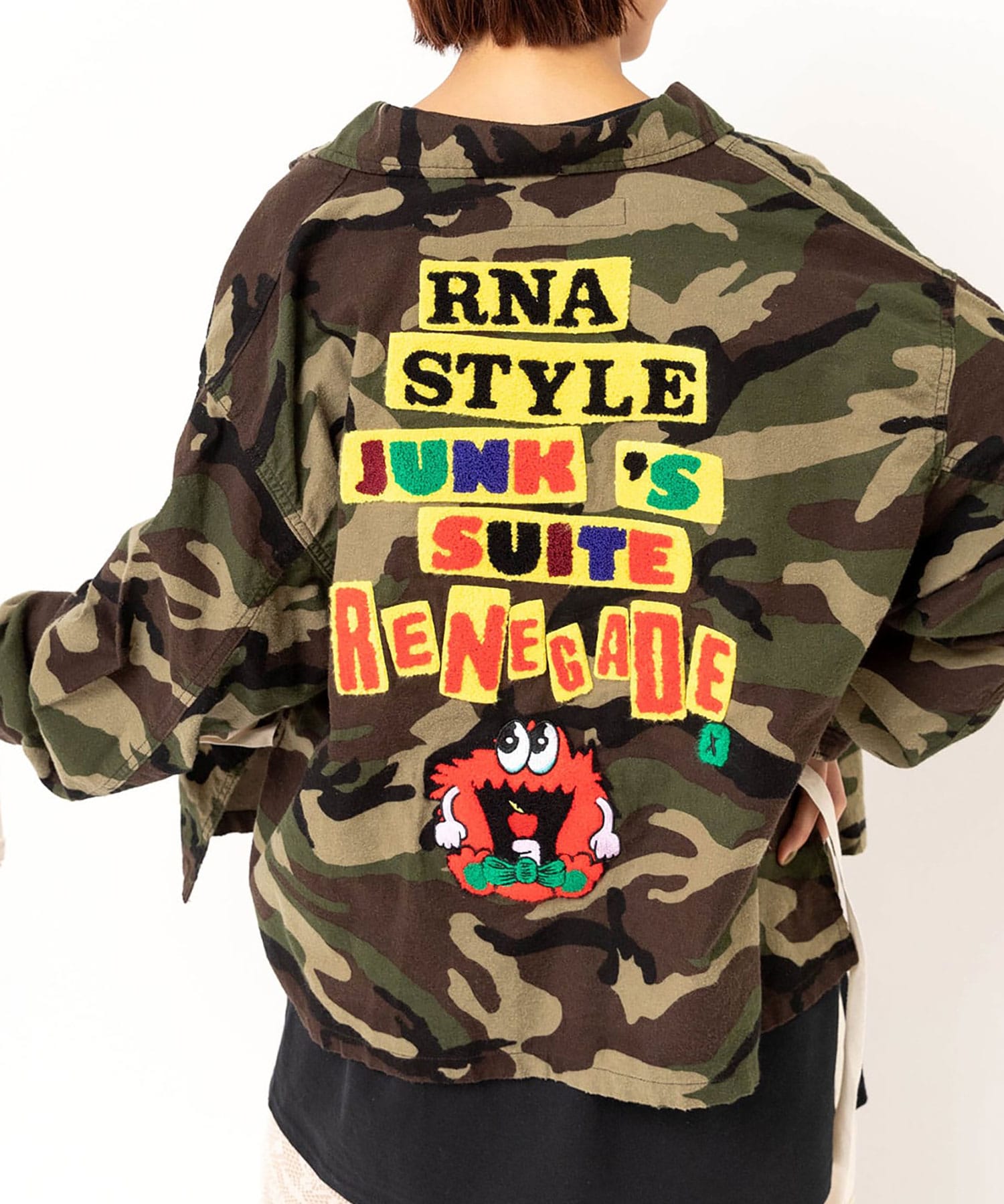 【3月中旬納期】J2187 パイル刺繍シャツジャケット