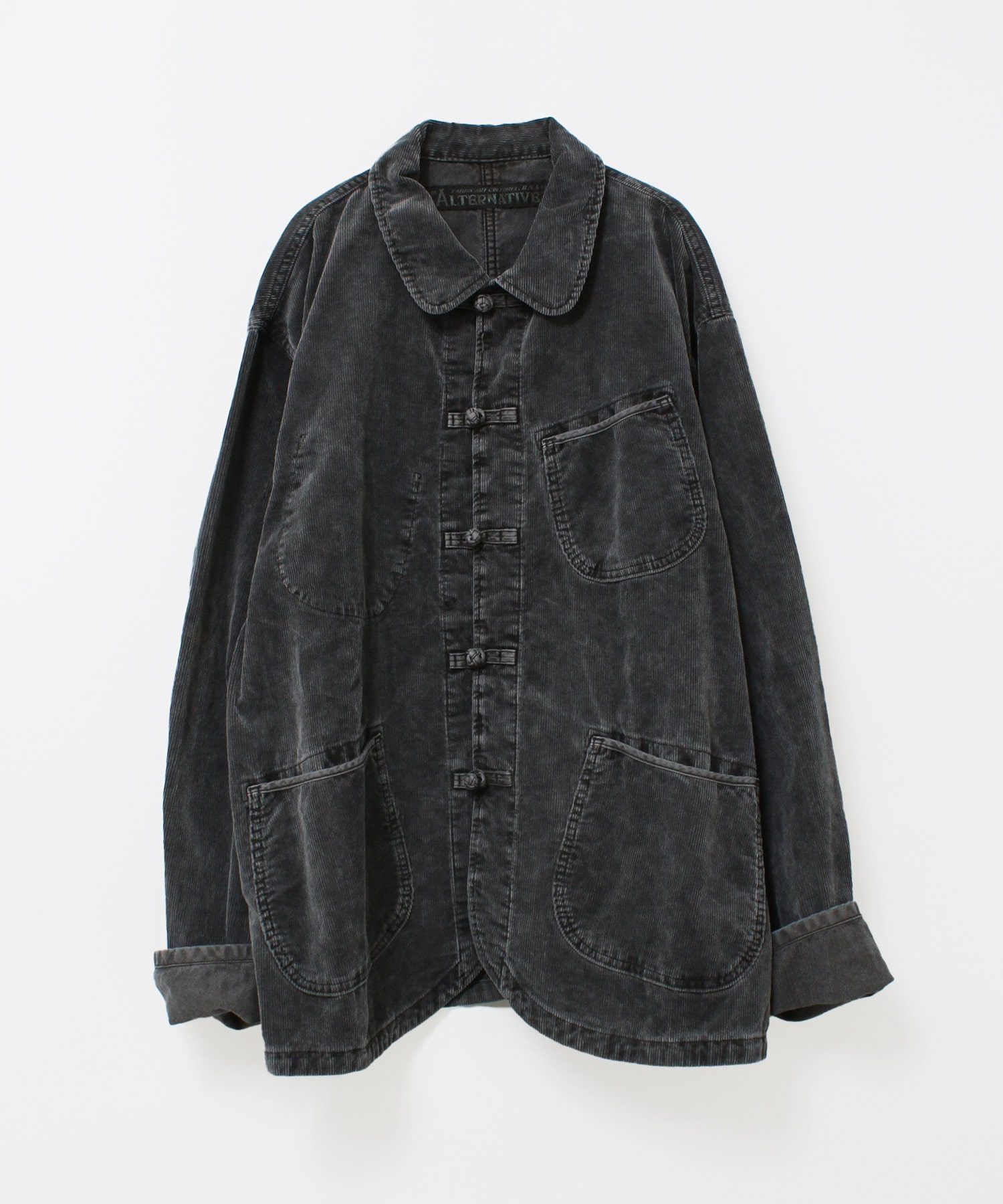 【9月下旬納期】J2209 ウォッシュドコードチャイナジャケット