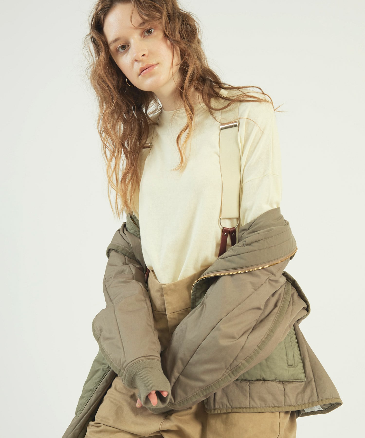 K2631 コットンレイヤードプルオーバー