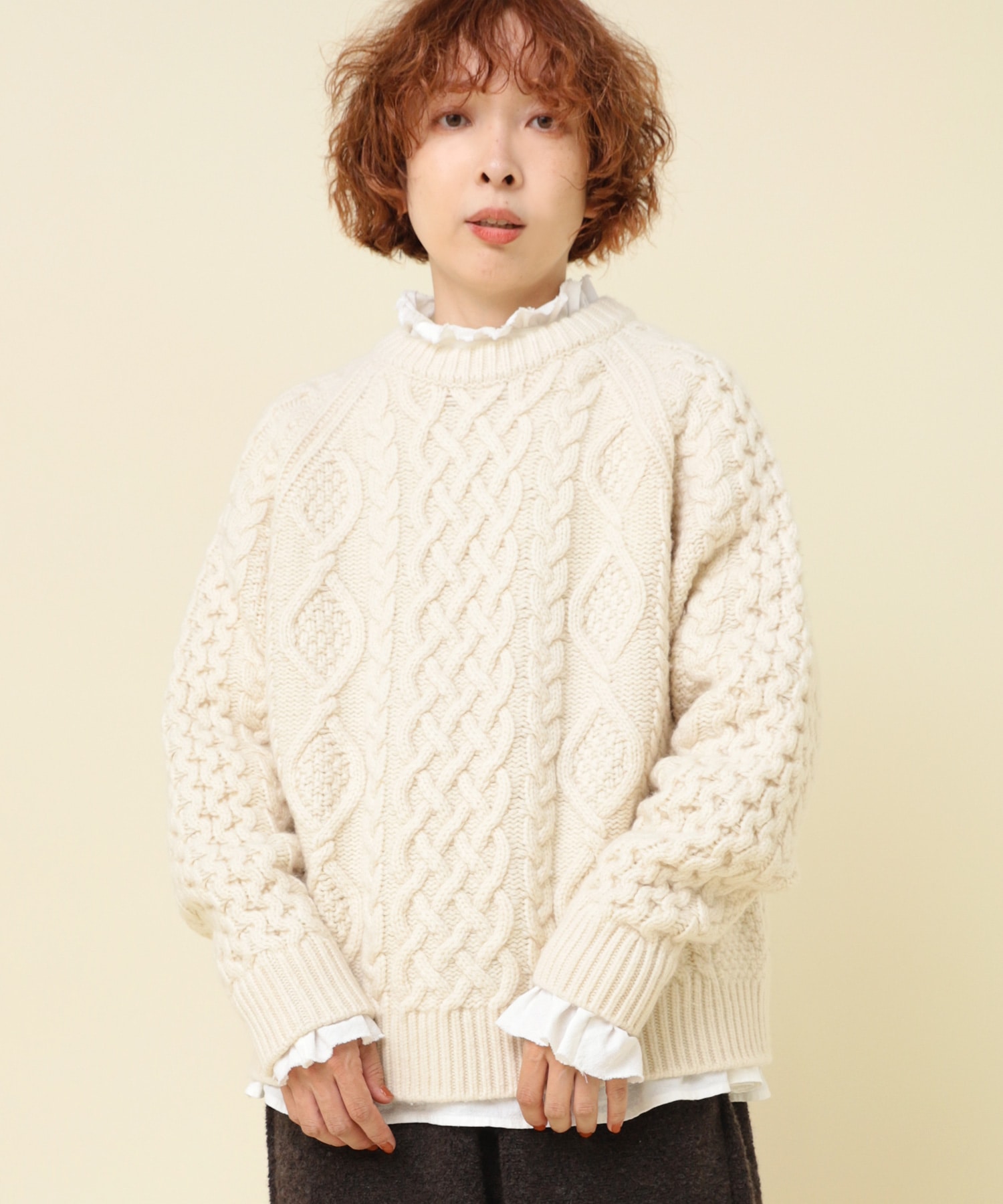 【11月下旬納期】K2700 Wool Alan Knit