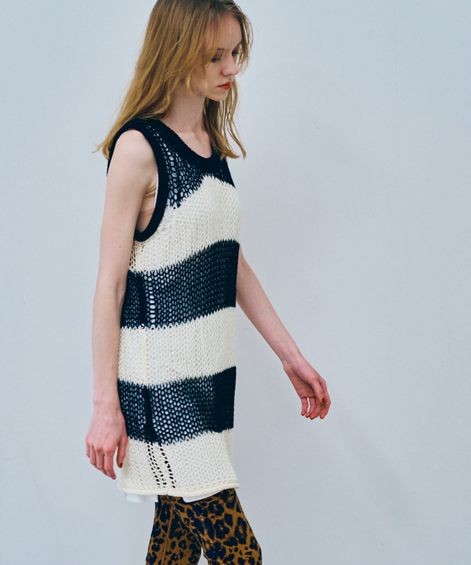 K2723 ワイドボーダーメッシュタンク