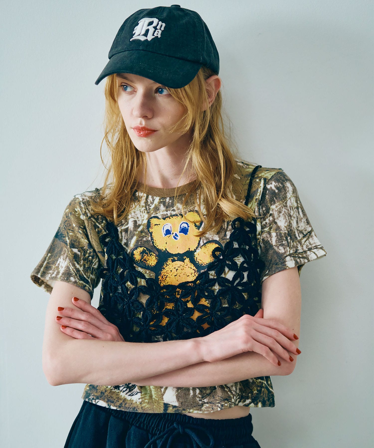 K2724 手編みフラワーブラトップ