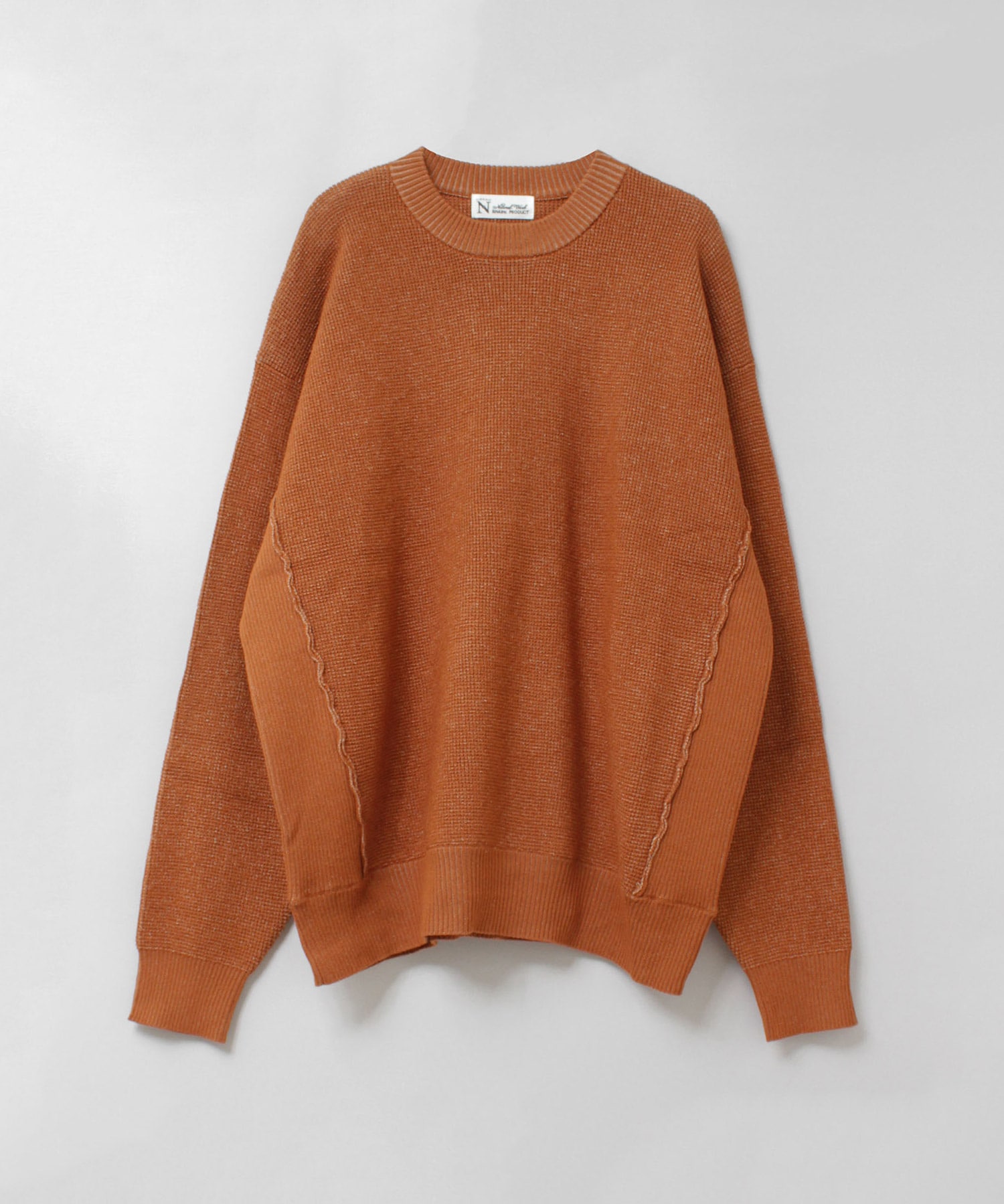 K2725 ワッフルニットスウェット