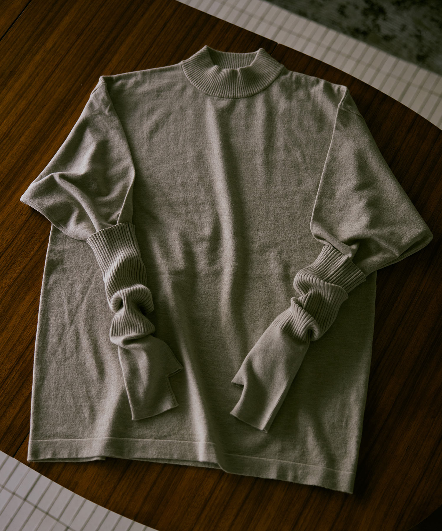 美品　RNAニットスーベニアジャケット RNA-N ニット セーター K2662 ウール混フェザープルオーバー