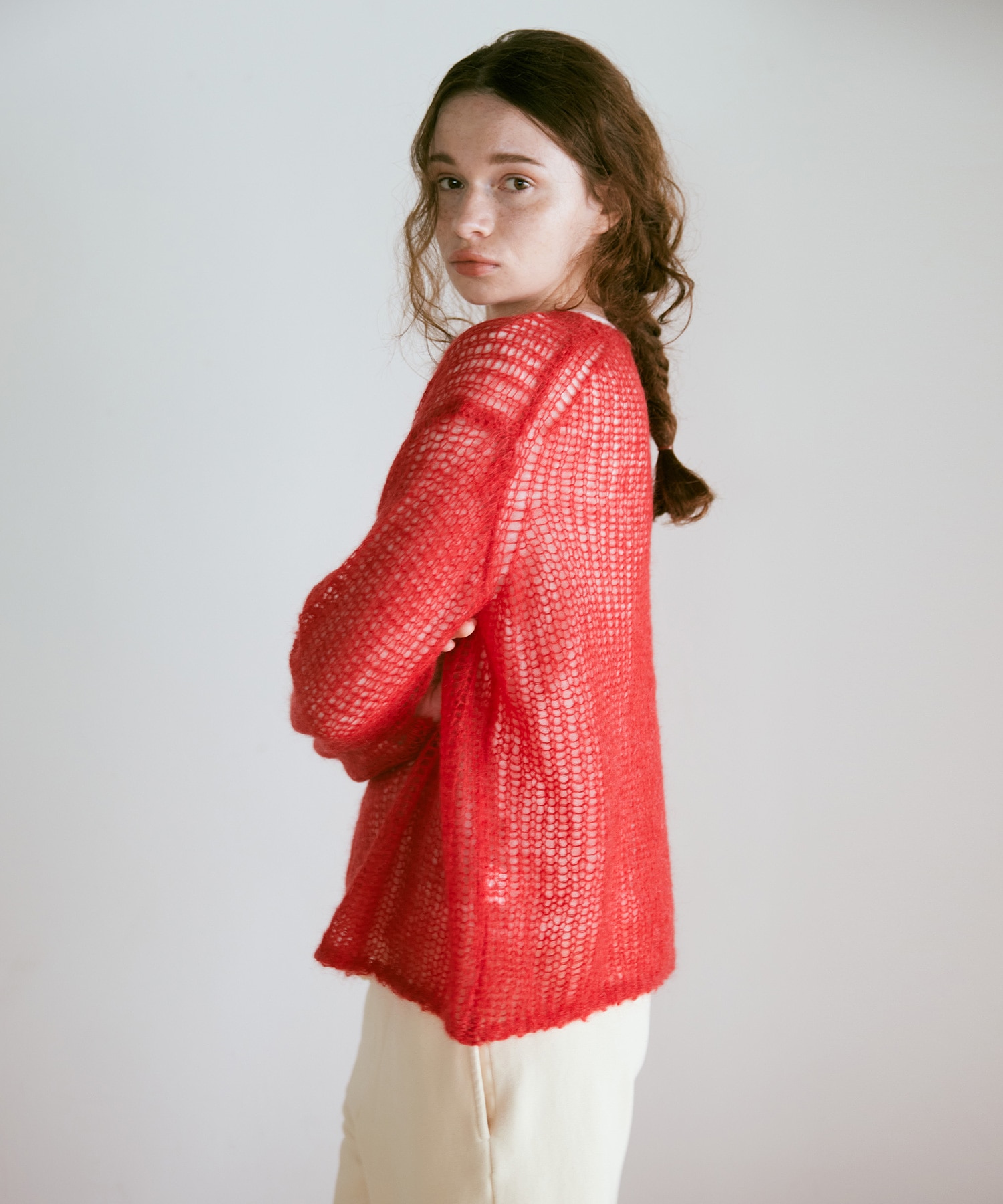 K2736 モヘアクループルオーバー