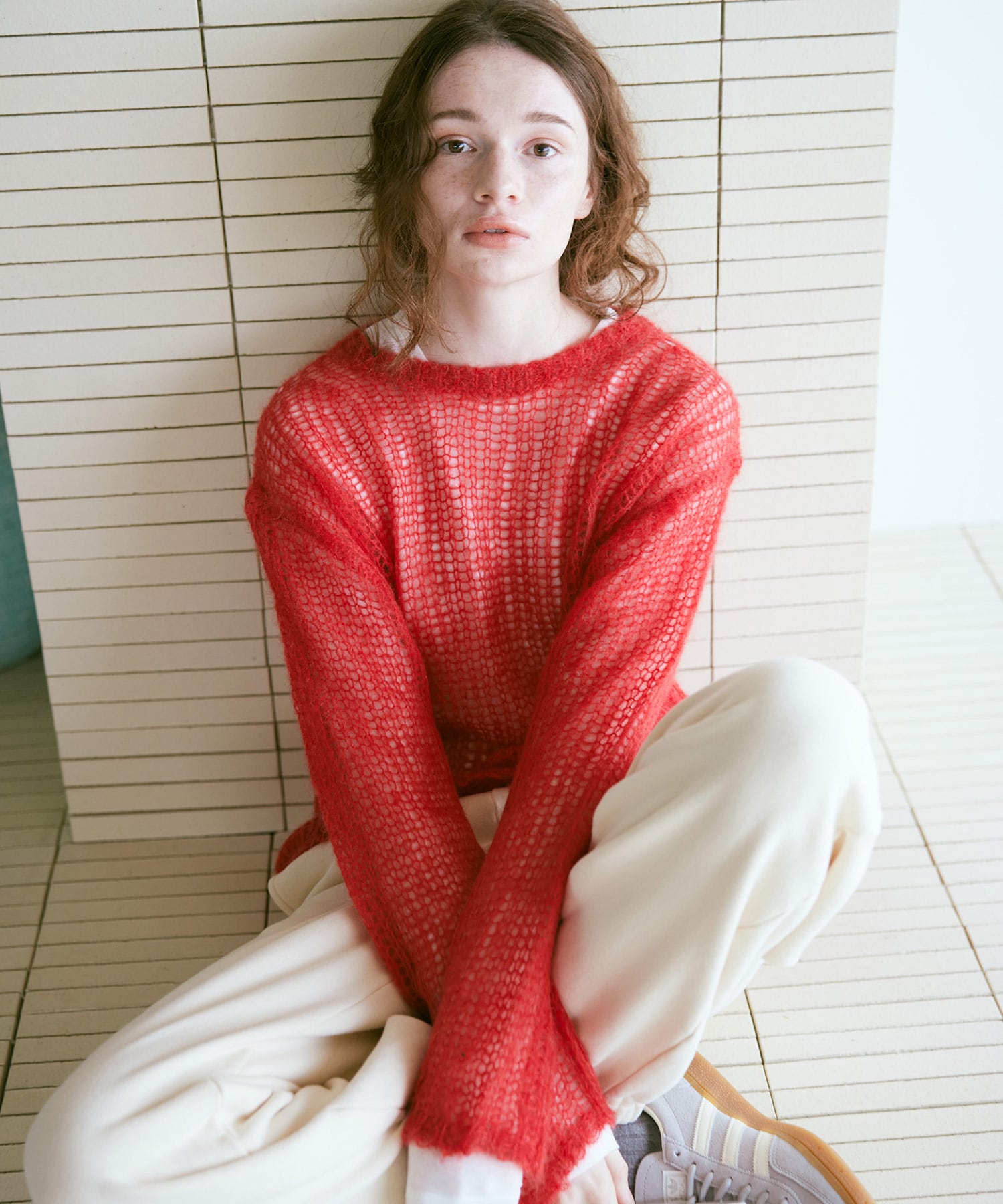 K2736 モヘアクループルオーバー