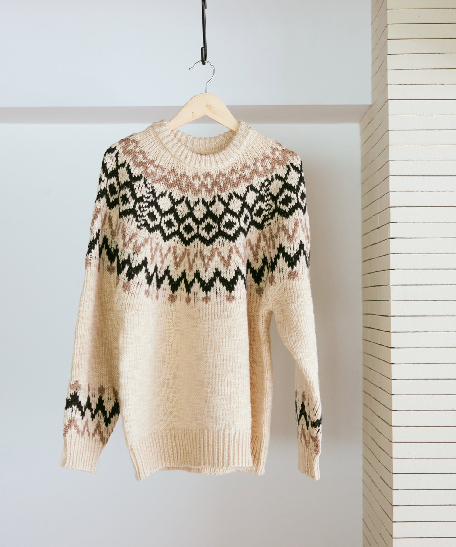 K2737 スラブヤーンノルディックプルオーバー