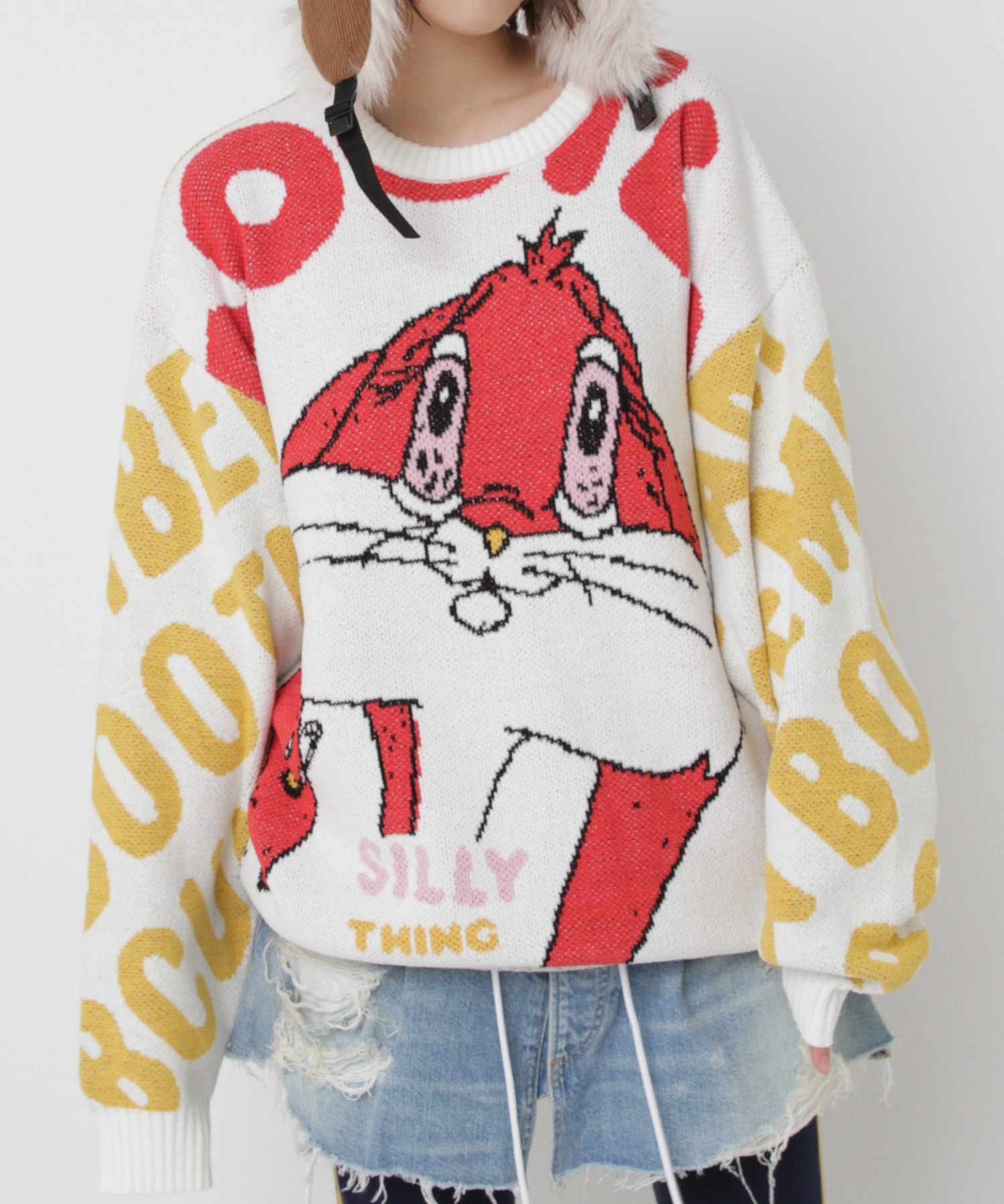 K2739 ブートレグジャカードセーター