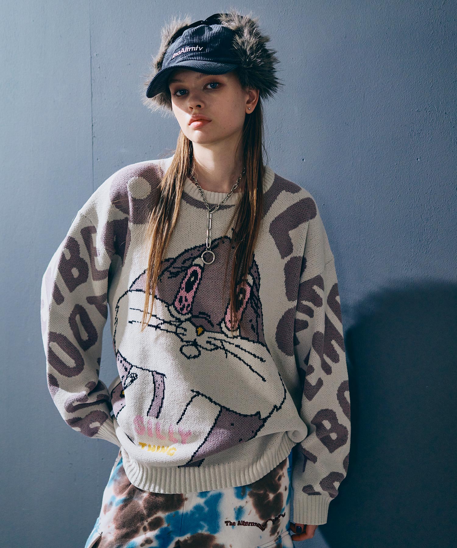 K2739 ブートレグジャカードセーター