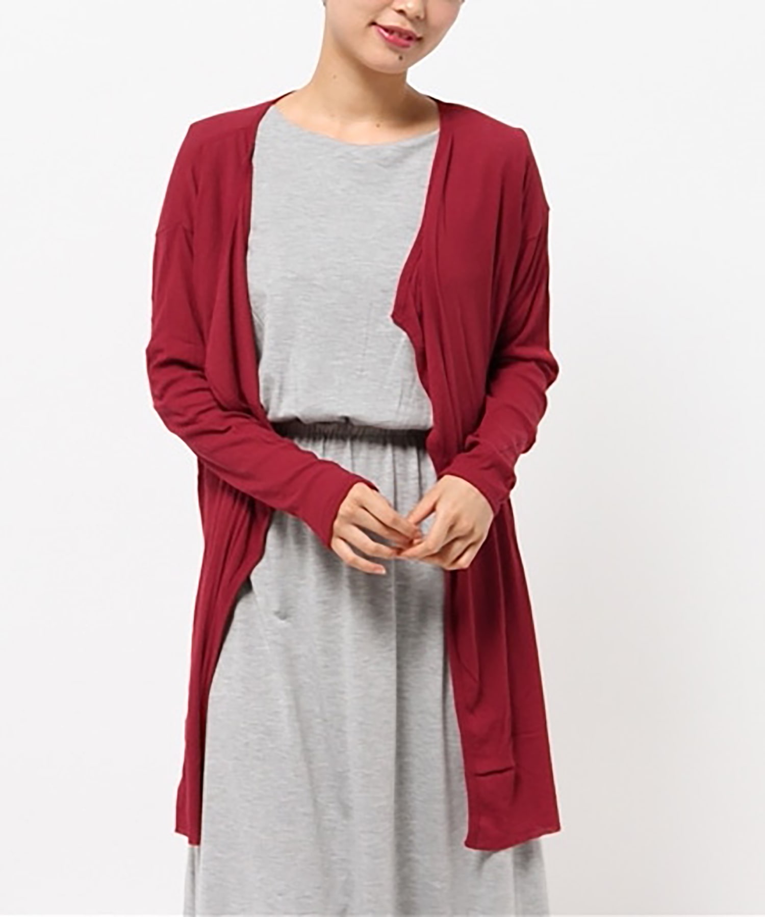 M0178 ヘロヘロロング丈カーディガン