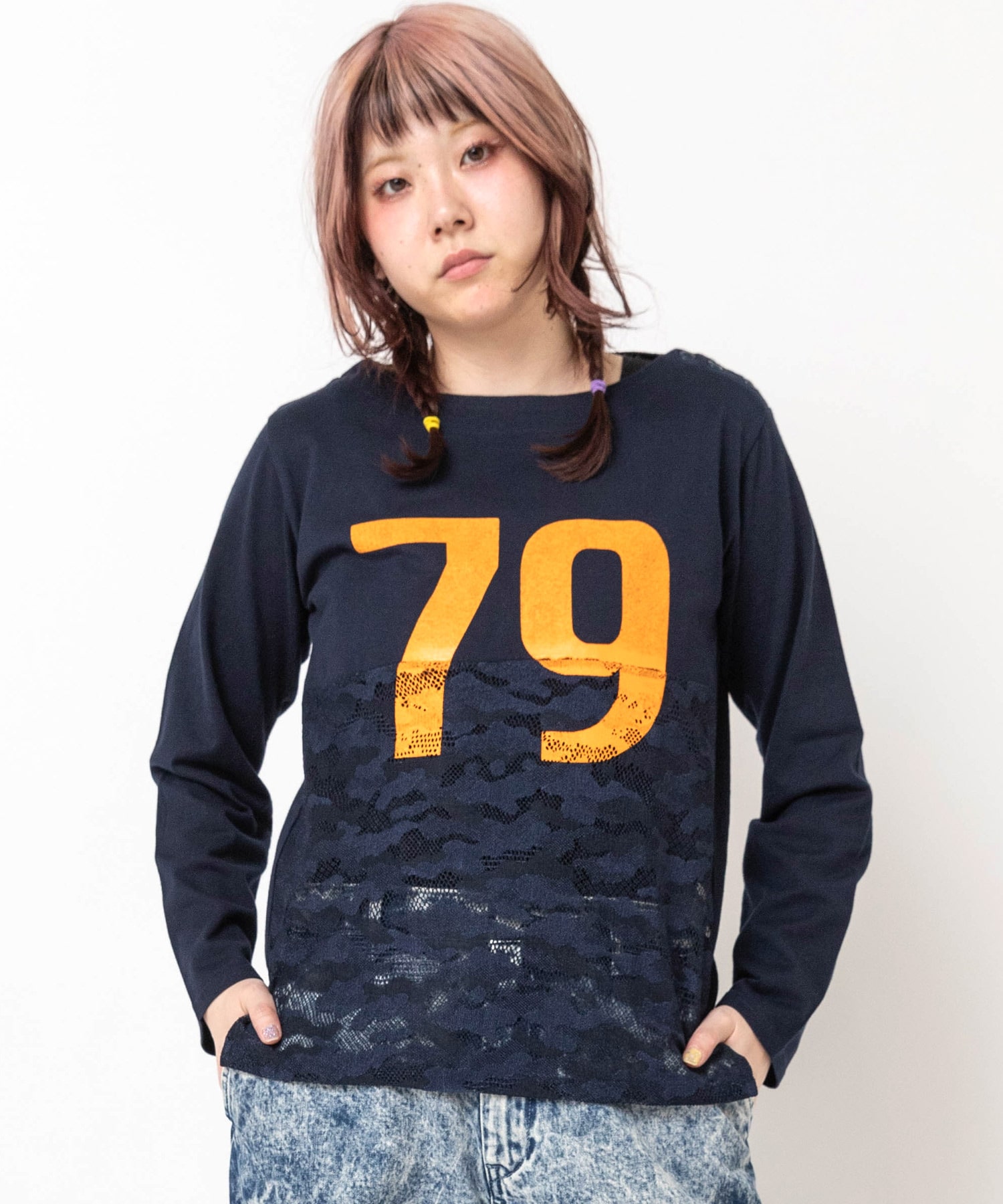 M0553 カモフラメッシュコンビプルオーバー