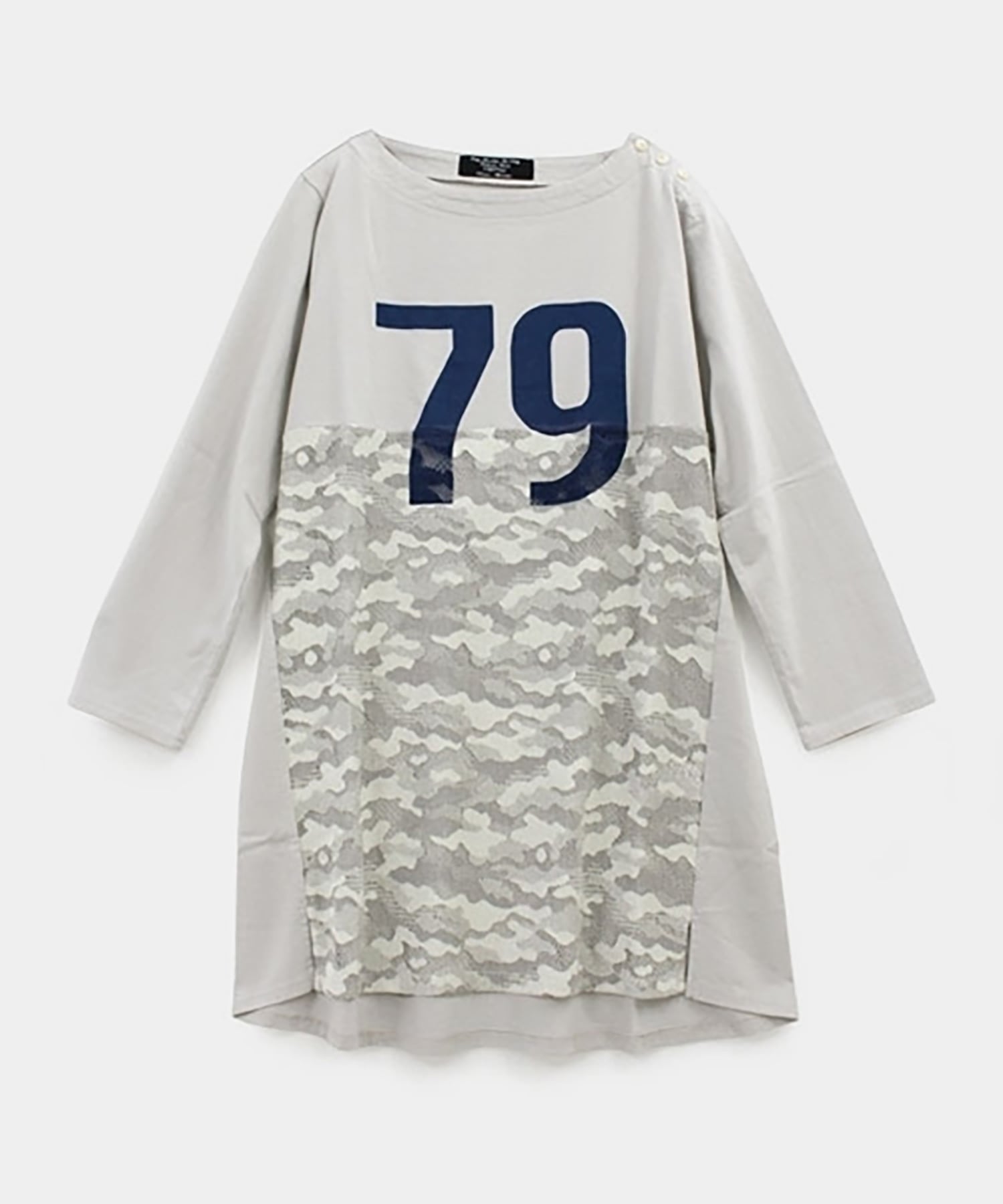 M0554 カモフラメッシュコンビロングプルオーバー