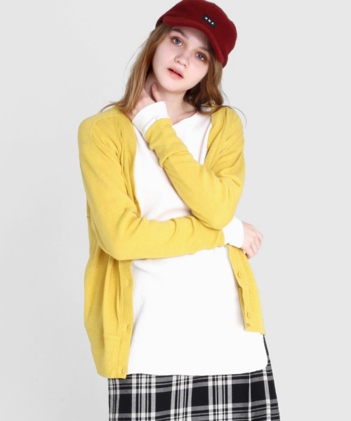 M0807 ツイストデザインカーディガン