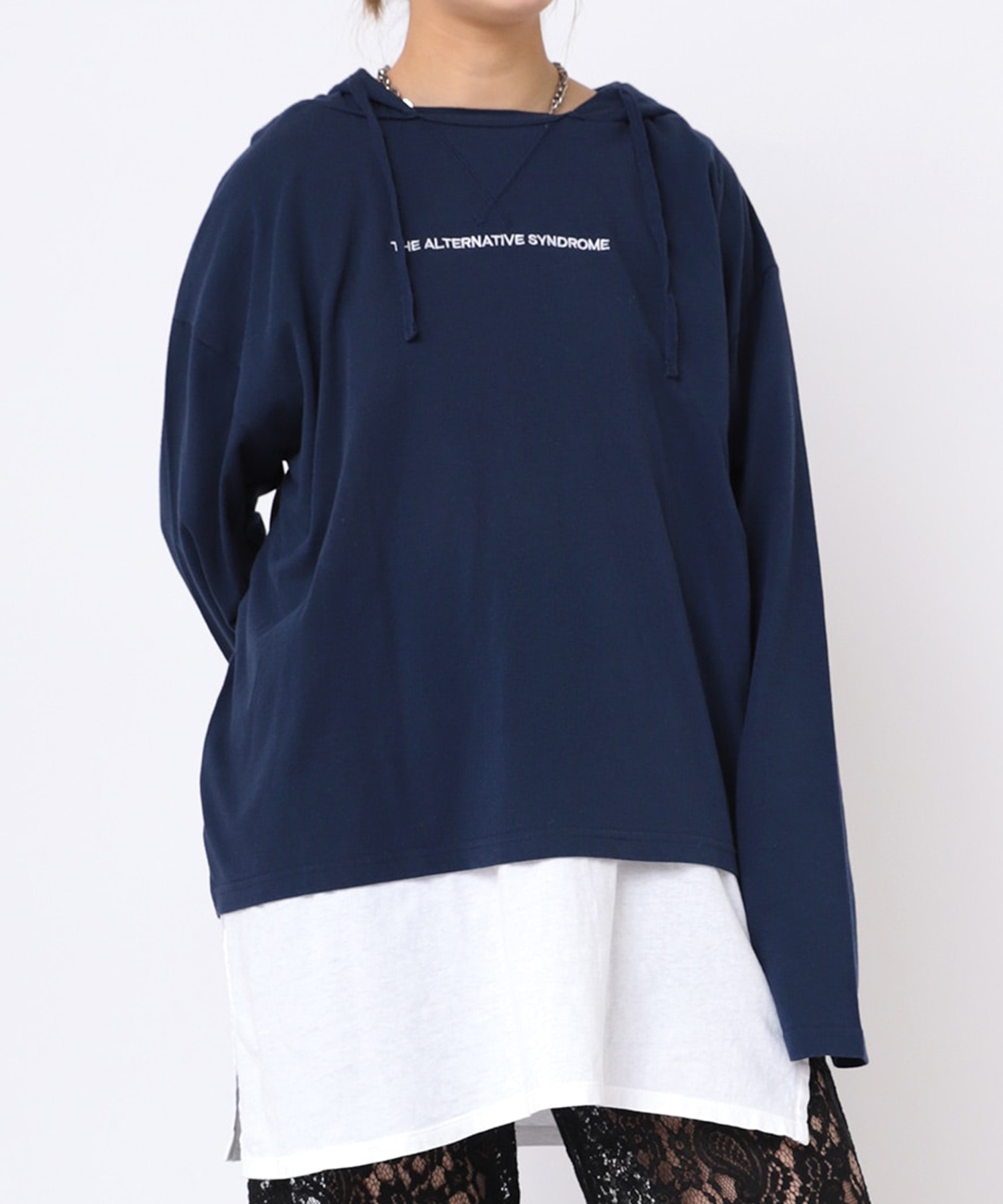 M0960 フハクコンビBIGプルオーバーパーカー