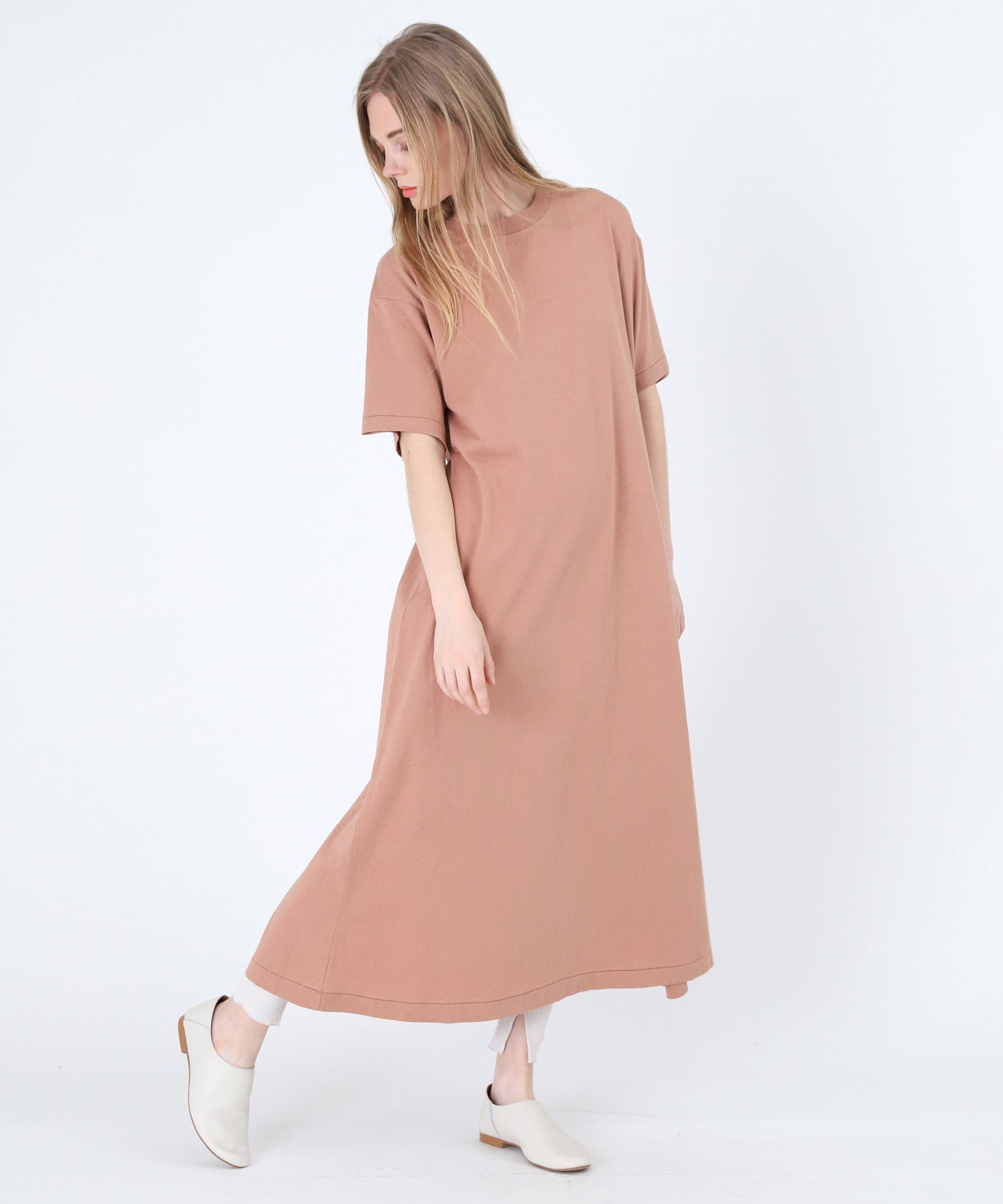 M1184 Aラインロングワンピ