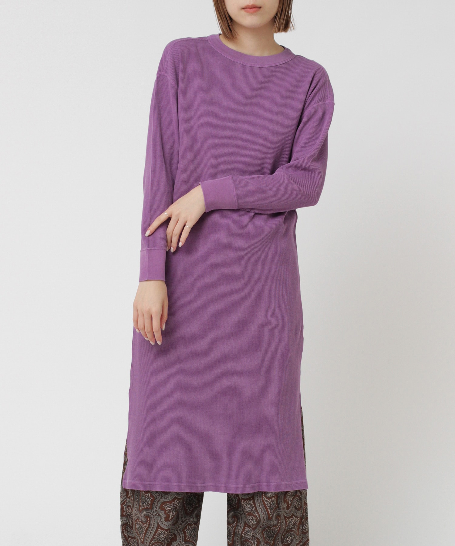 M1232 ピグメントサーマルワンピース