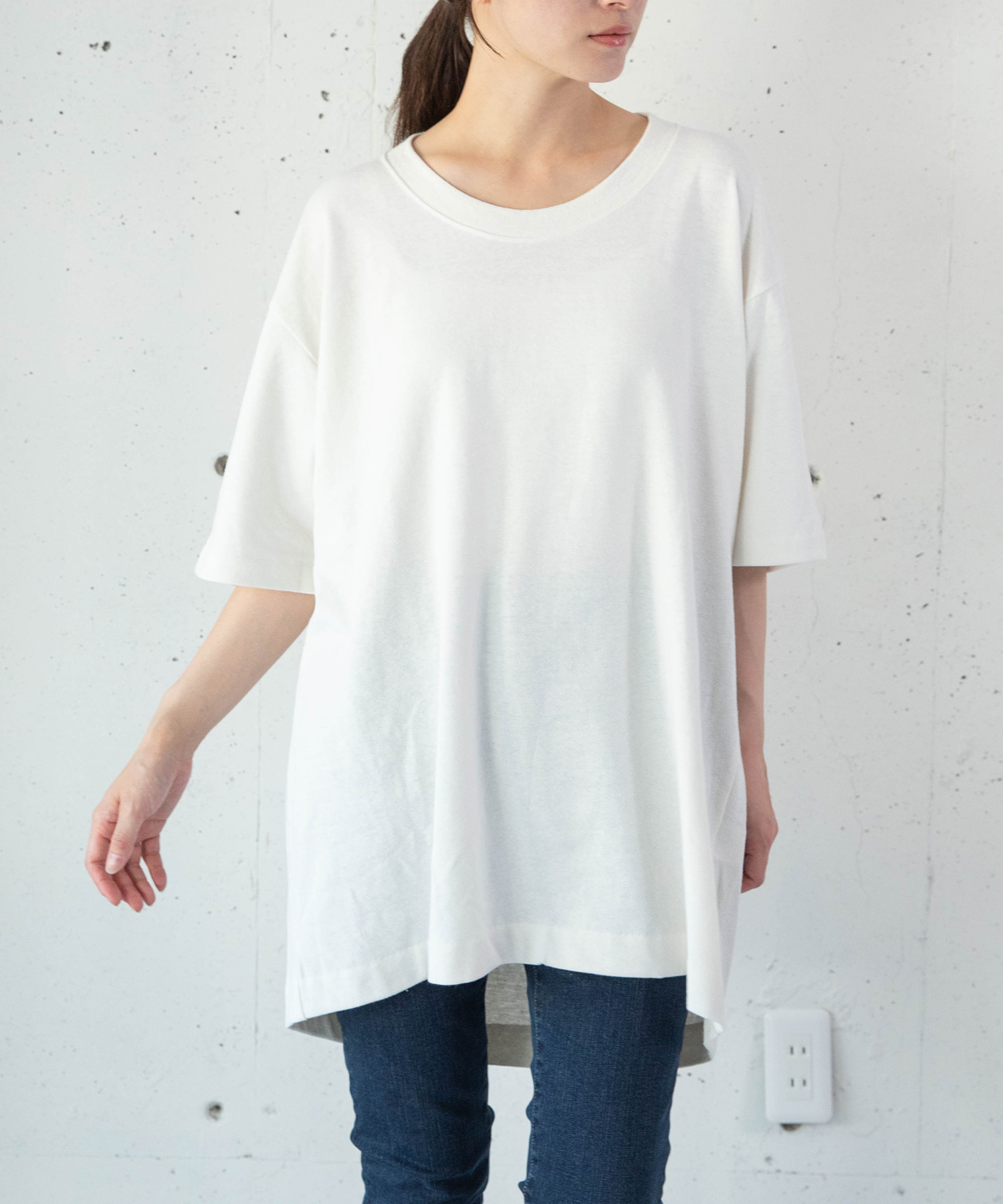 M1343 リネンタックBIG-Tシャツ
