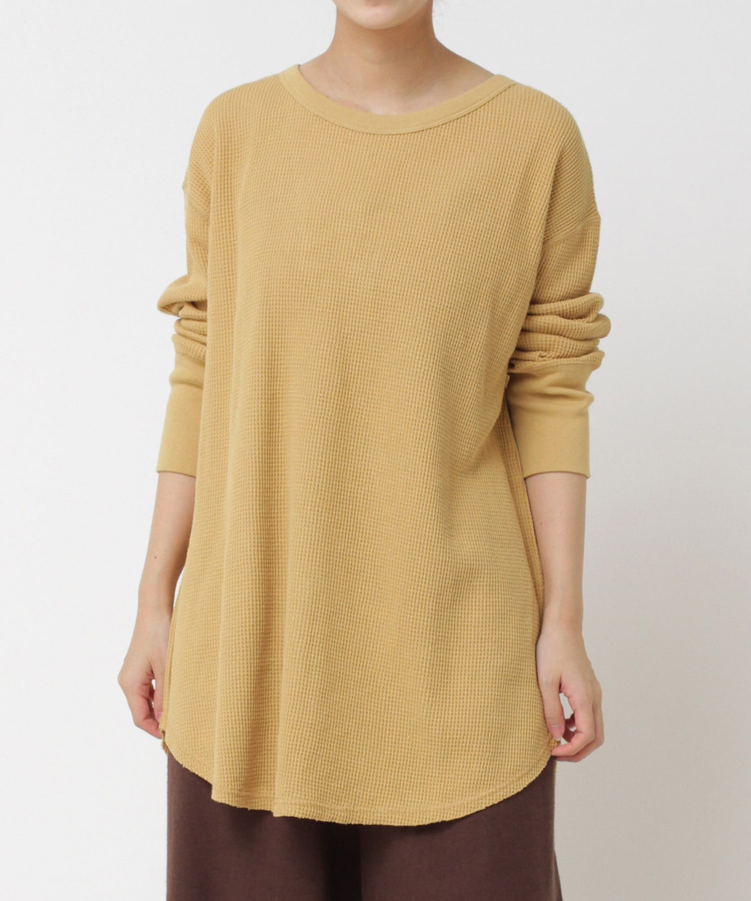 M1377 21OEワッフルプルオーバー