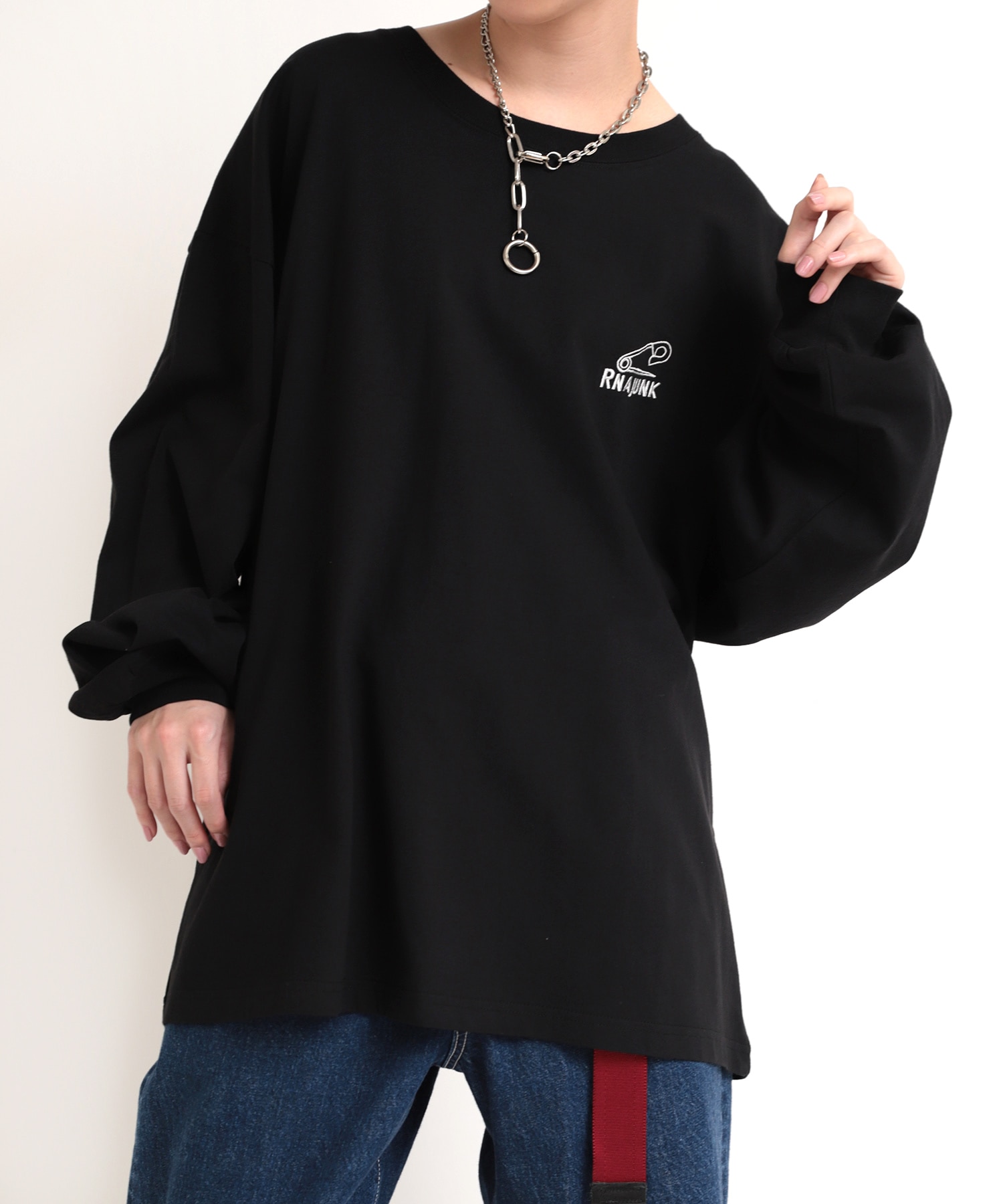 【3月中旬納期】M1823 RNA BIGロングTシャツ