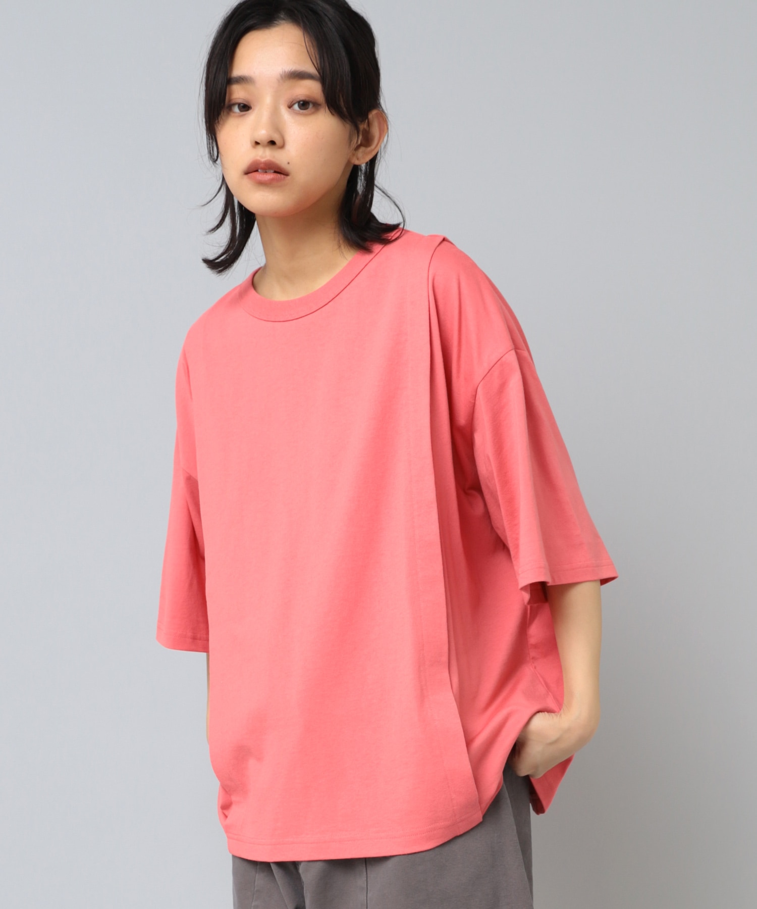 M2168 あつみの違う切り替え半Ｔ