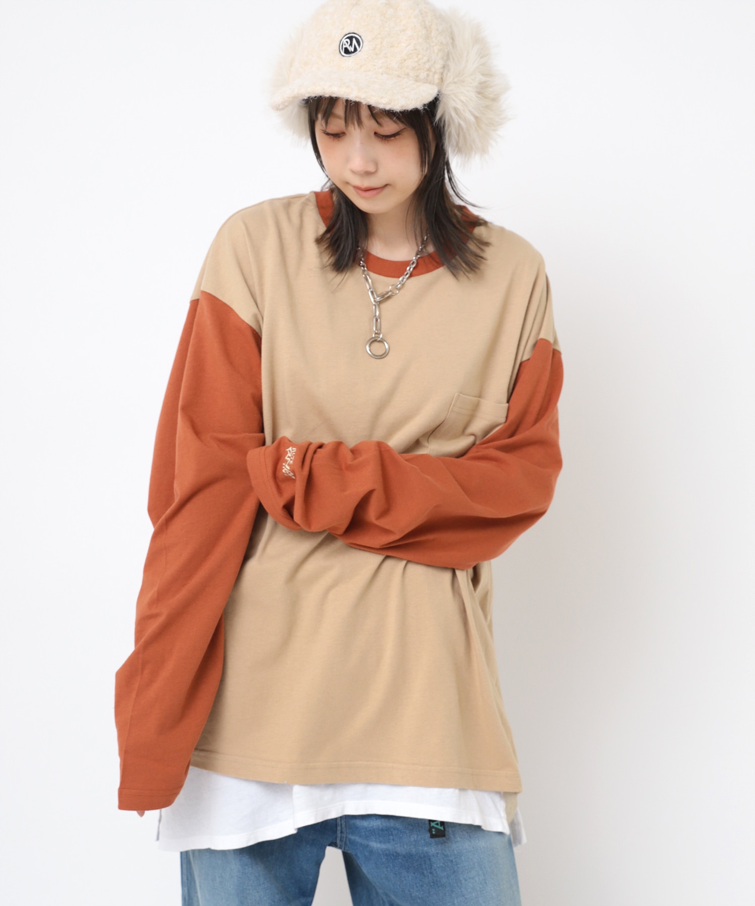 M2202 RNAカラーコンビBIGロンT