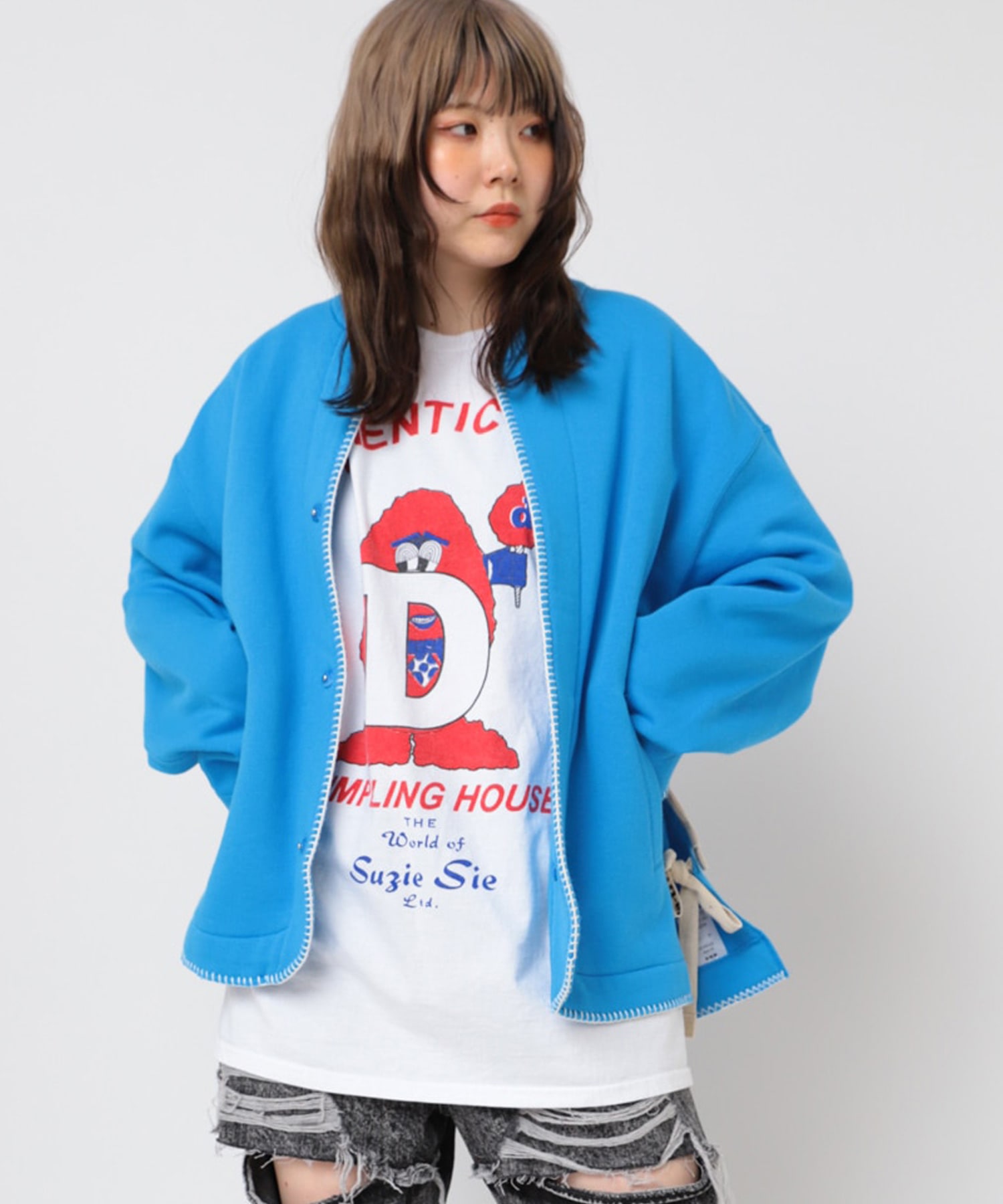 M2400 ブランケットステッチジャケット