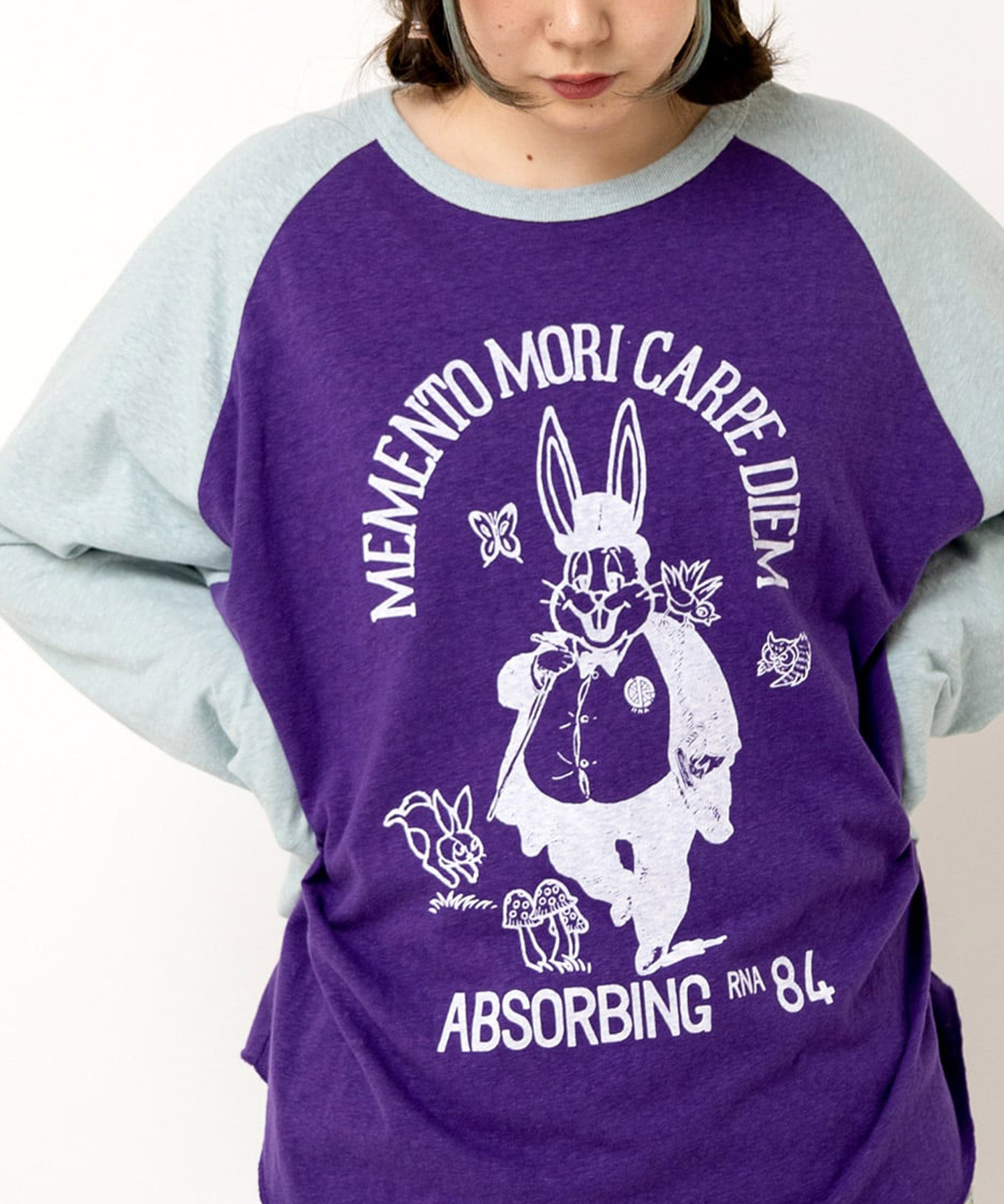 M2411 RABBIT EARLラグランロンT