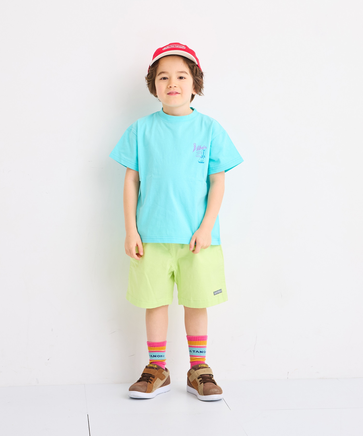 【MARKEY’Sコラボ/キッズ】M2422 ドッグプリント キッズT