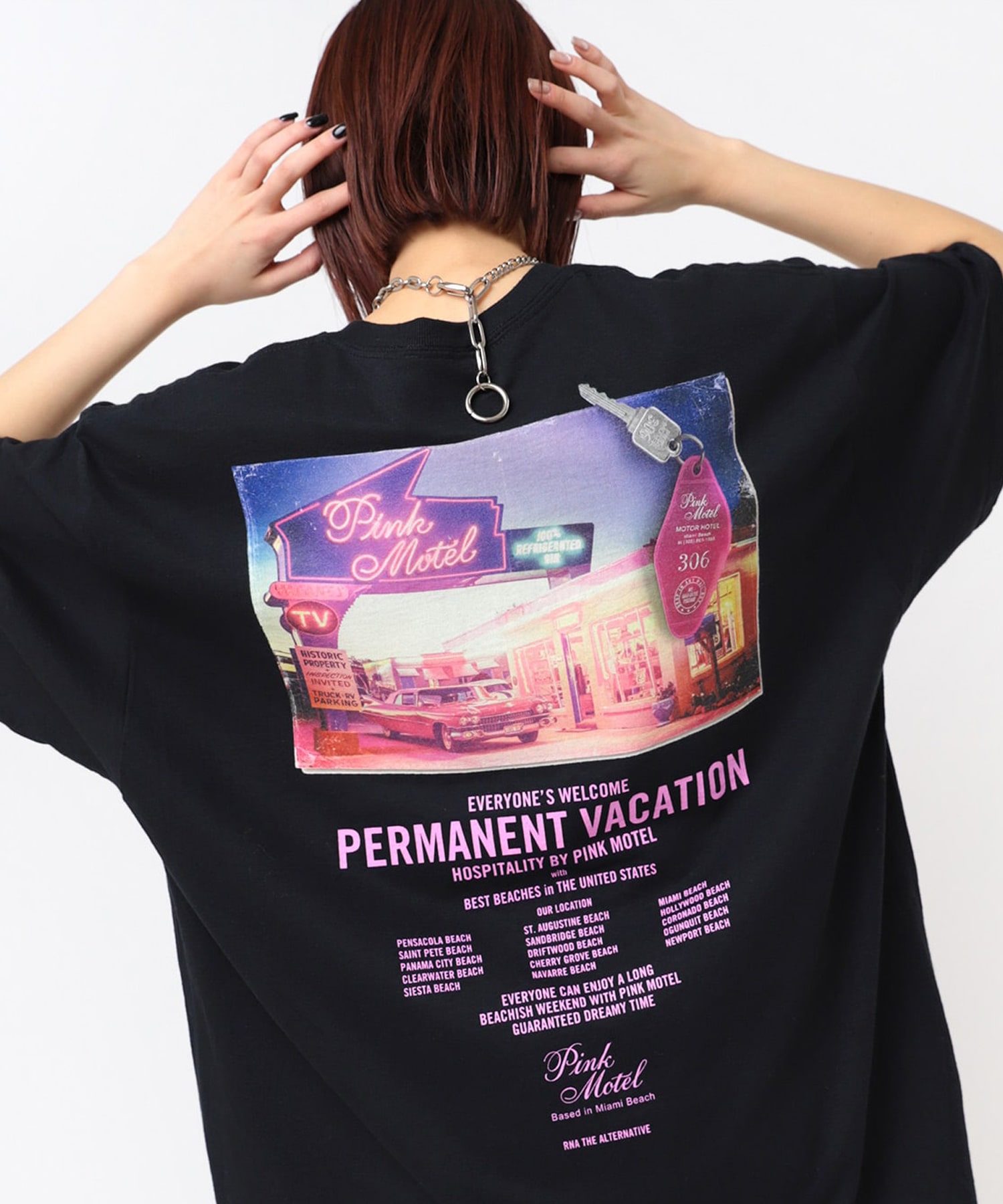 【PINK MOTEL】M2475 PMナイトVER. プリントT