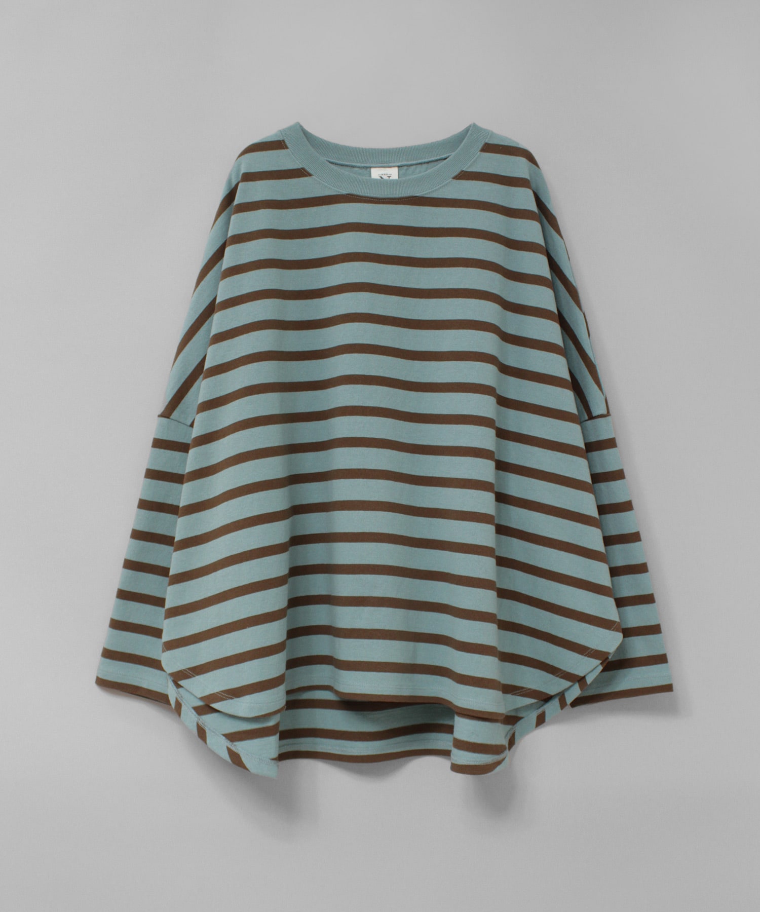 M2483 ヴィンテージコットンワイドルーズボーダープルオーバー