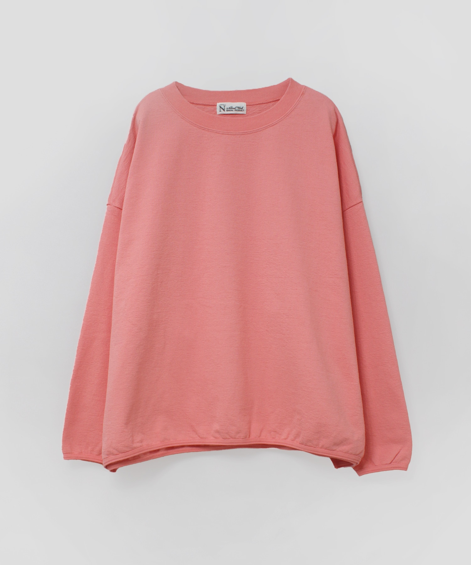 M2499 裏毛風天竺オーバーサイズプルオーバー