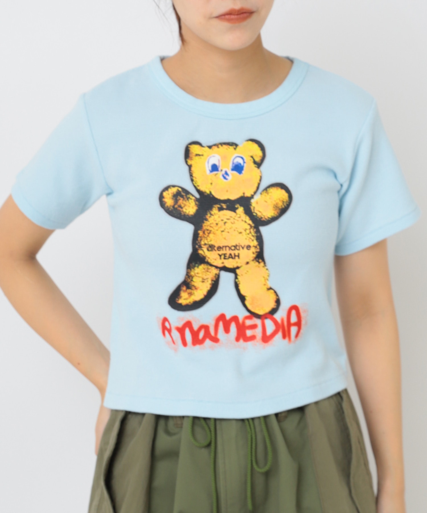 M2510 ハグベアワッフルちびT